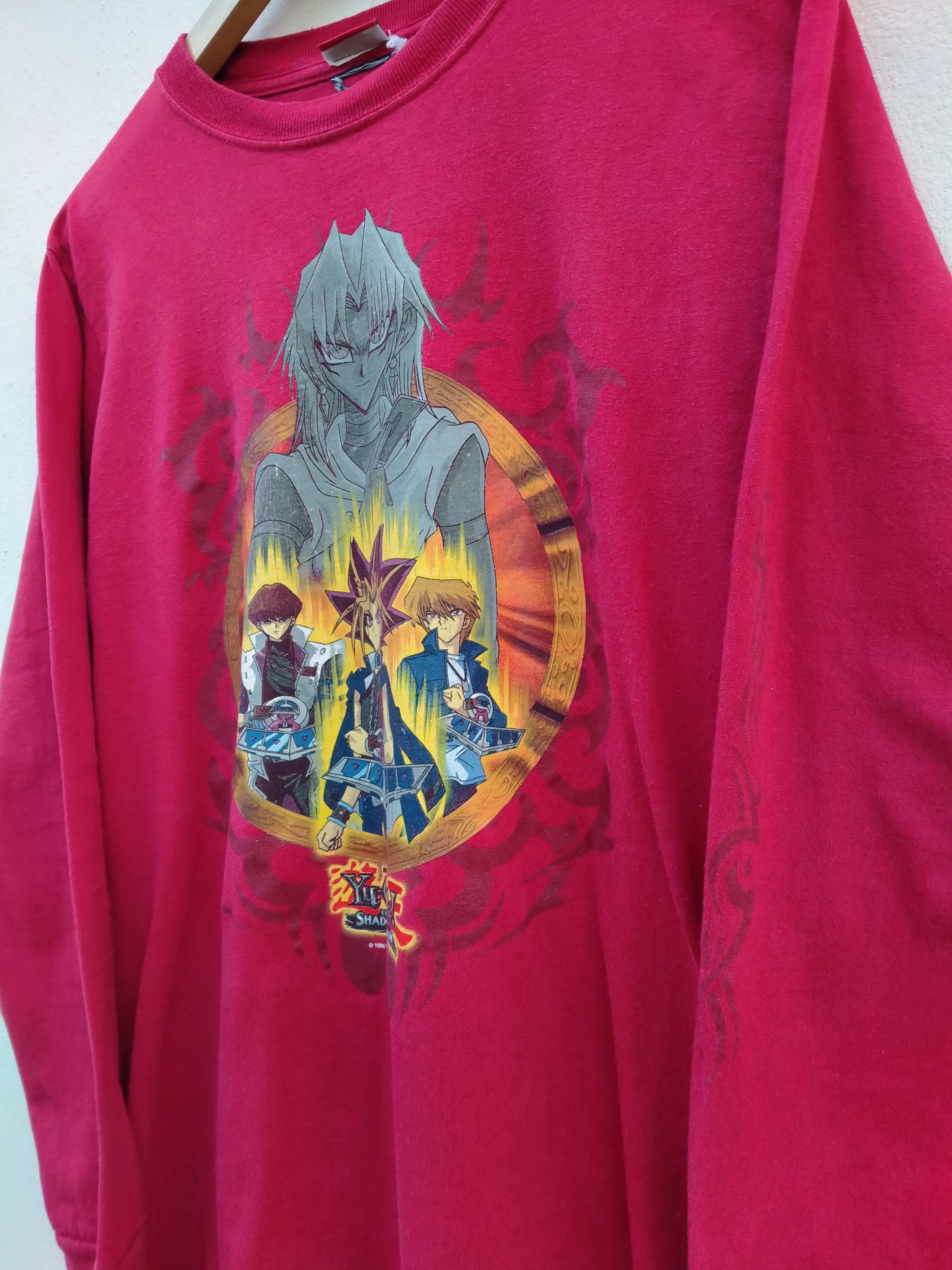 Anime Vintage 1996 Yu-Gi-Oh Long Sleeve Tee Size US M / EU 48-50 / 2 - 3 Thumbnail