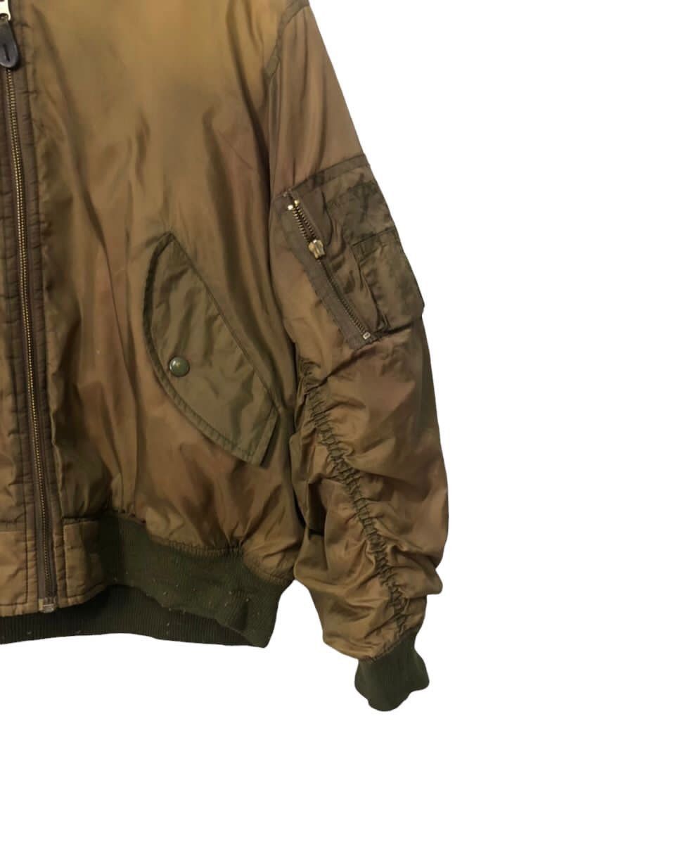Faded Glory Vintage Japanese Brand MA-1 Zipper Ups Faded Bomber Jacket Size US XL / EU 56 / 4 - 2 Thumbnail