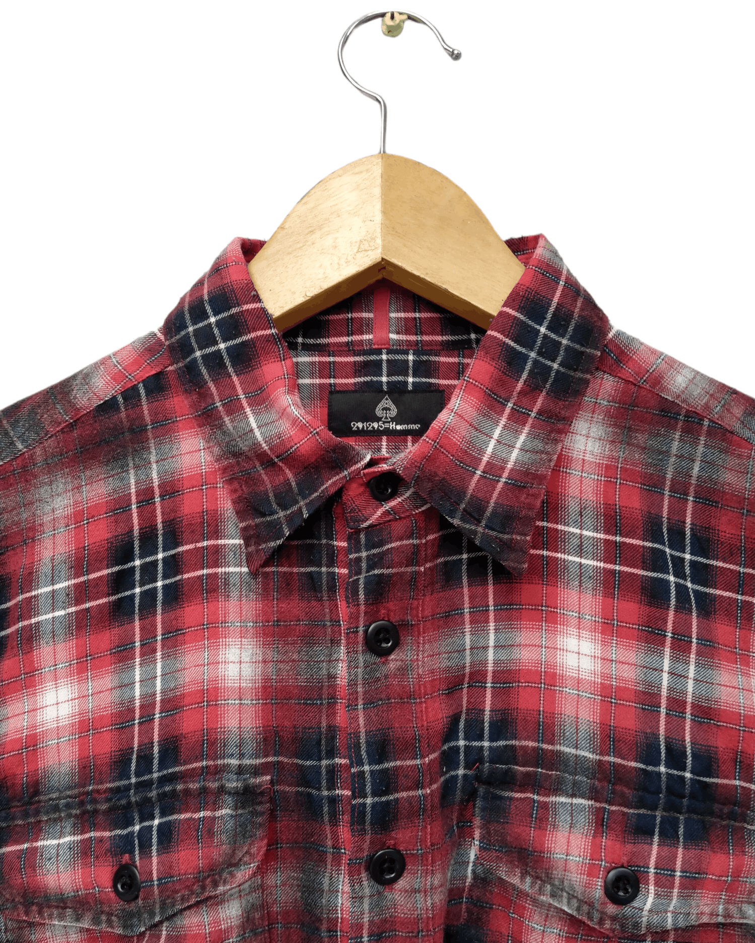 20471120 Japanese Brand 291295 Homme Tartan Plaid Shadow Size US M / EU 48-50 / 2 - 6 Thumbnail