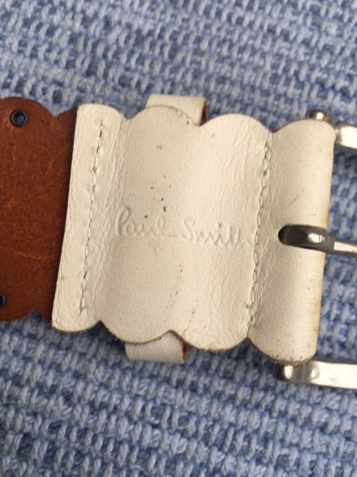 Paul Smith white leather belt Size ONE SIZE - 7 Thumbnail