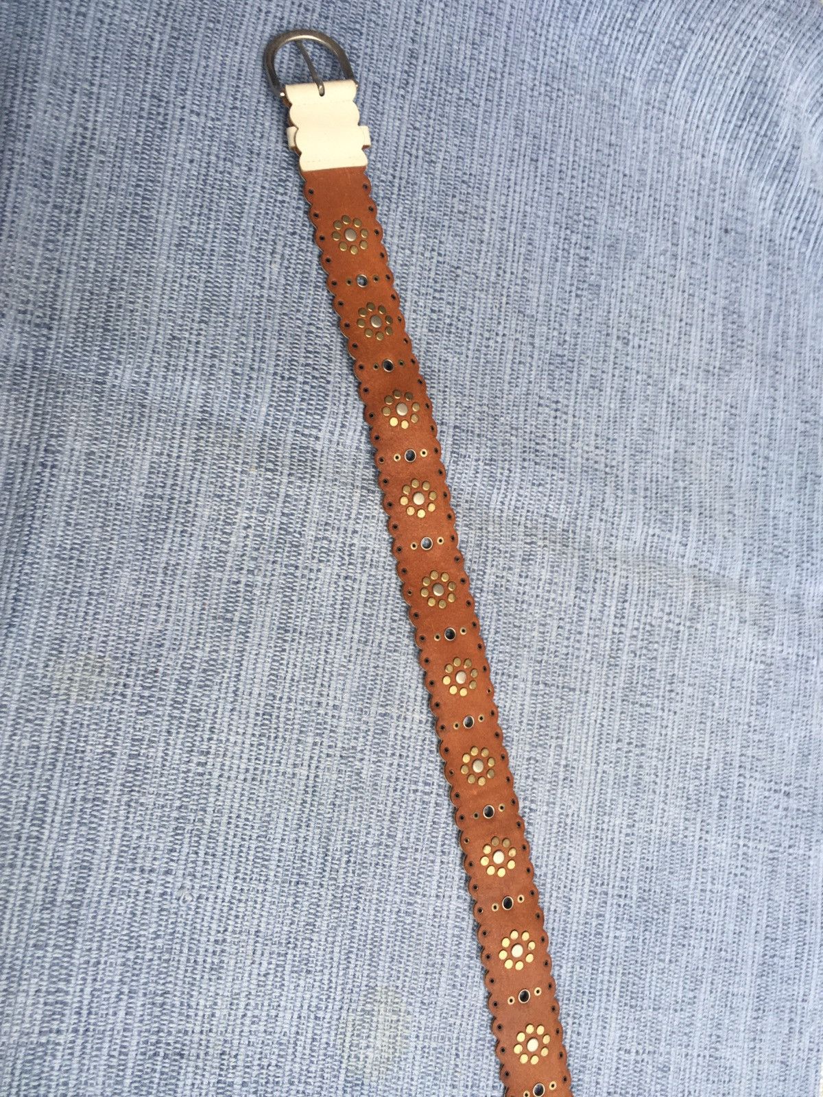 Paul Smith white leather belt Size ONE SIZE - 3 Thumbnail
