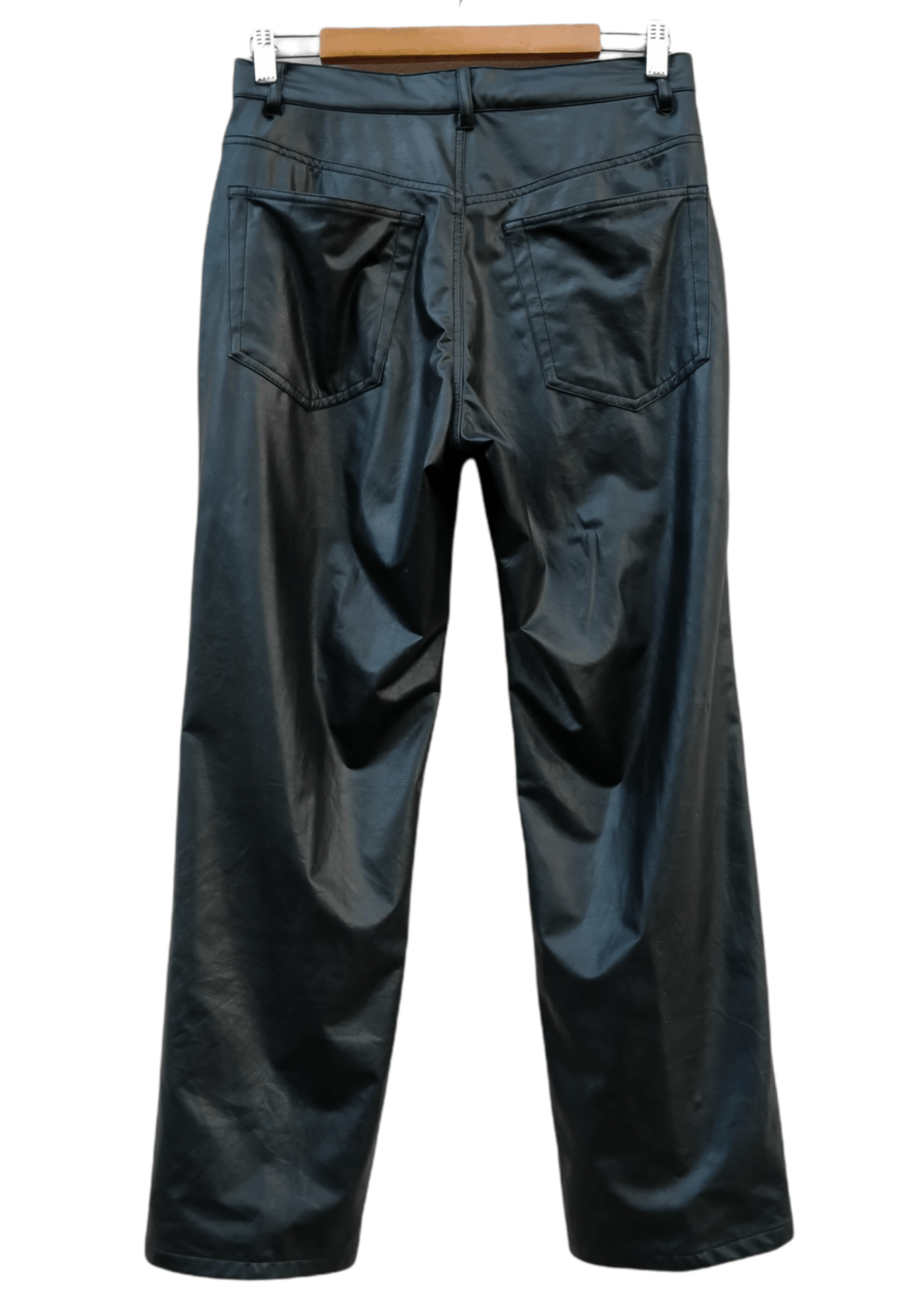 Comme Ca Ism COMME CA ISM Shiny Black Polyester Trouser Pant Size US 29 - 3 Thumbnail