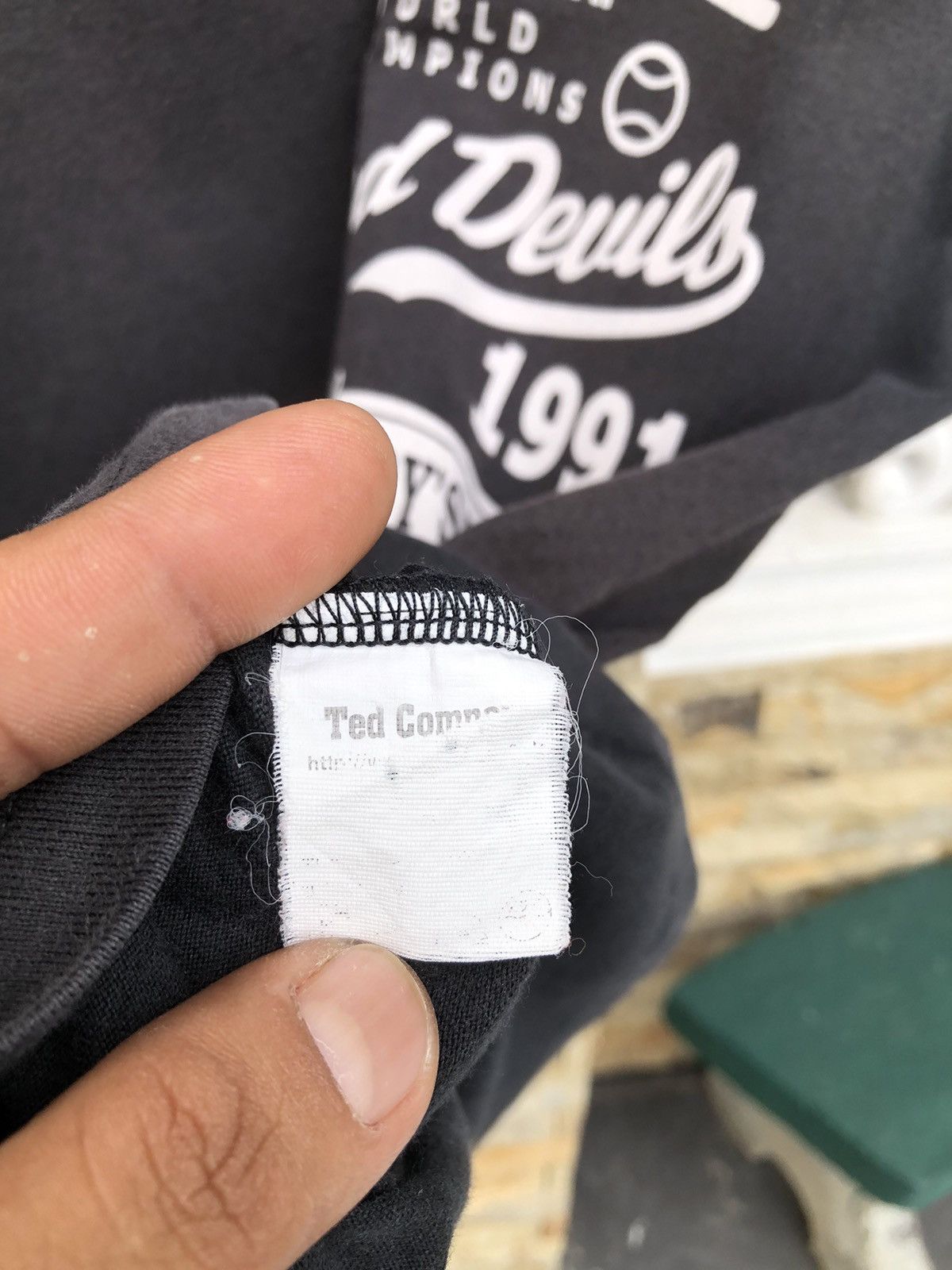 Tedman Rare🔥Vtg SUN FADED Ted Company Devil’s Baseball Tee Size US L / EU 52-54 / 3 - 8 Thumbnail