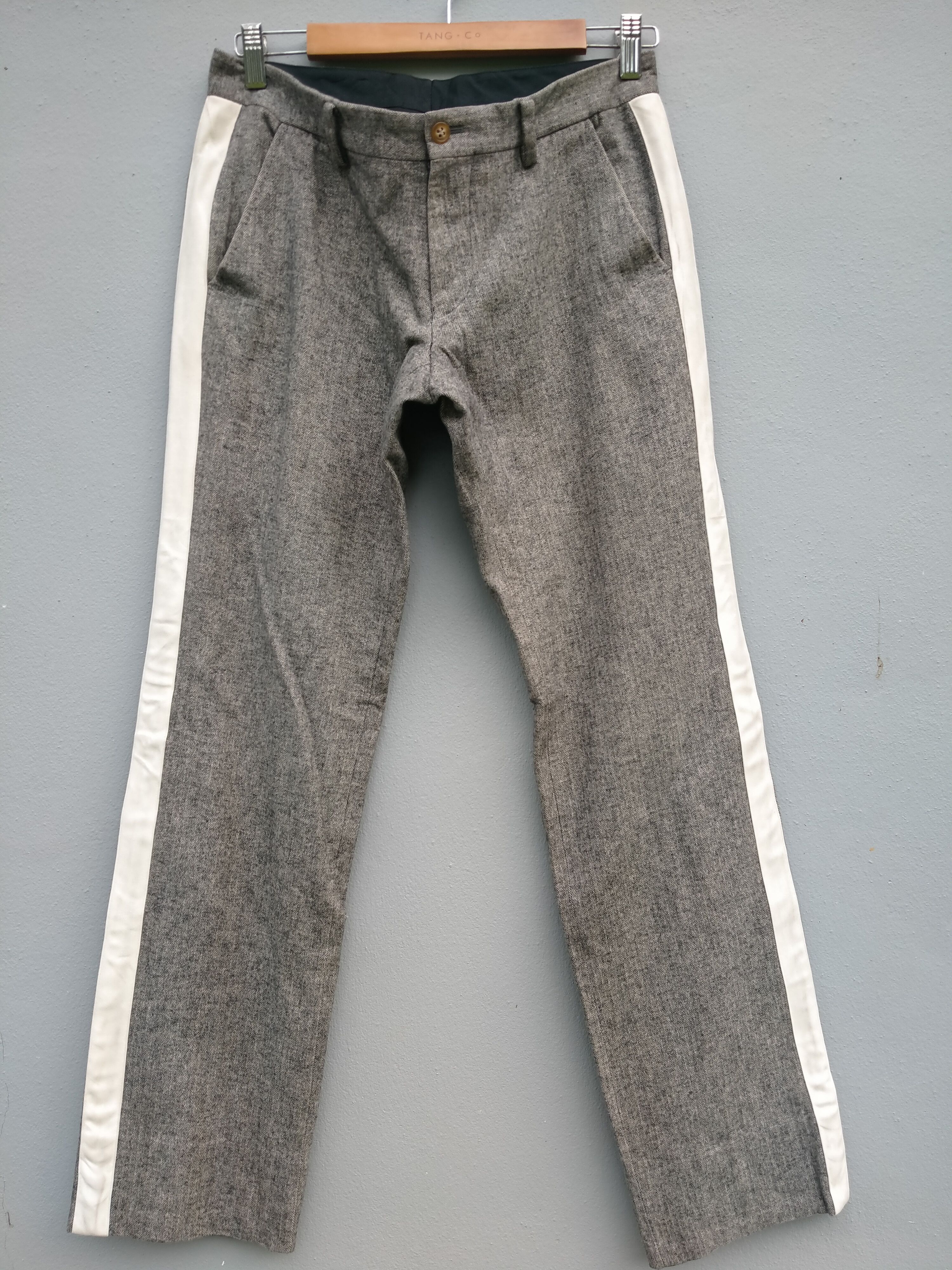 Comme des Garcons Vintage PRIGS Side Tape Casual Trouser Pant Size US 30 / EU 46 - 1 Thumbnail