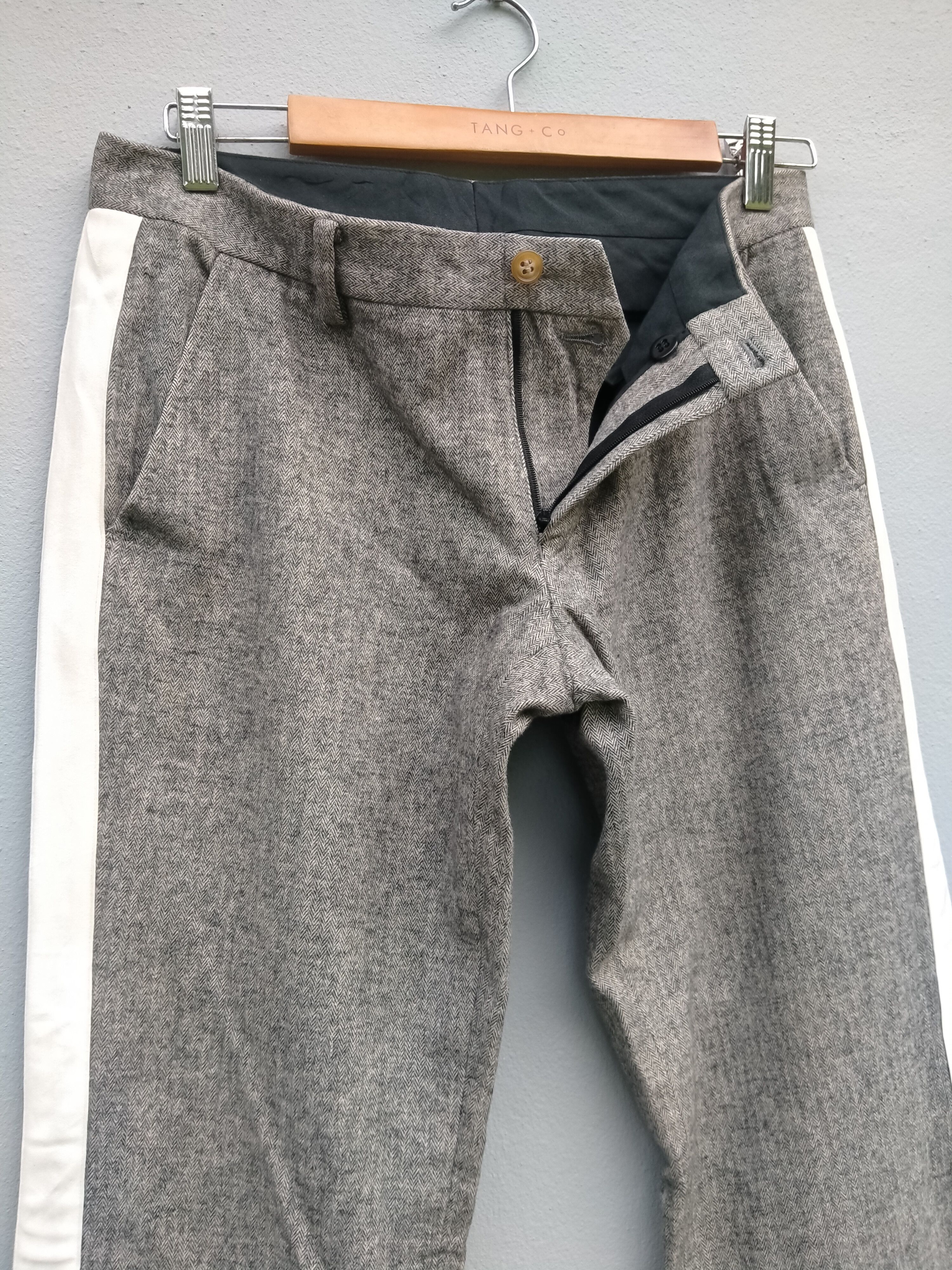 Comme des Garcons Vintage PRIGS Side Tape Casual Trouser Pant Size US 30 / EU 46 - 2 Thumbnail