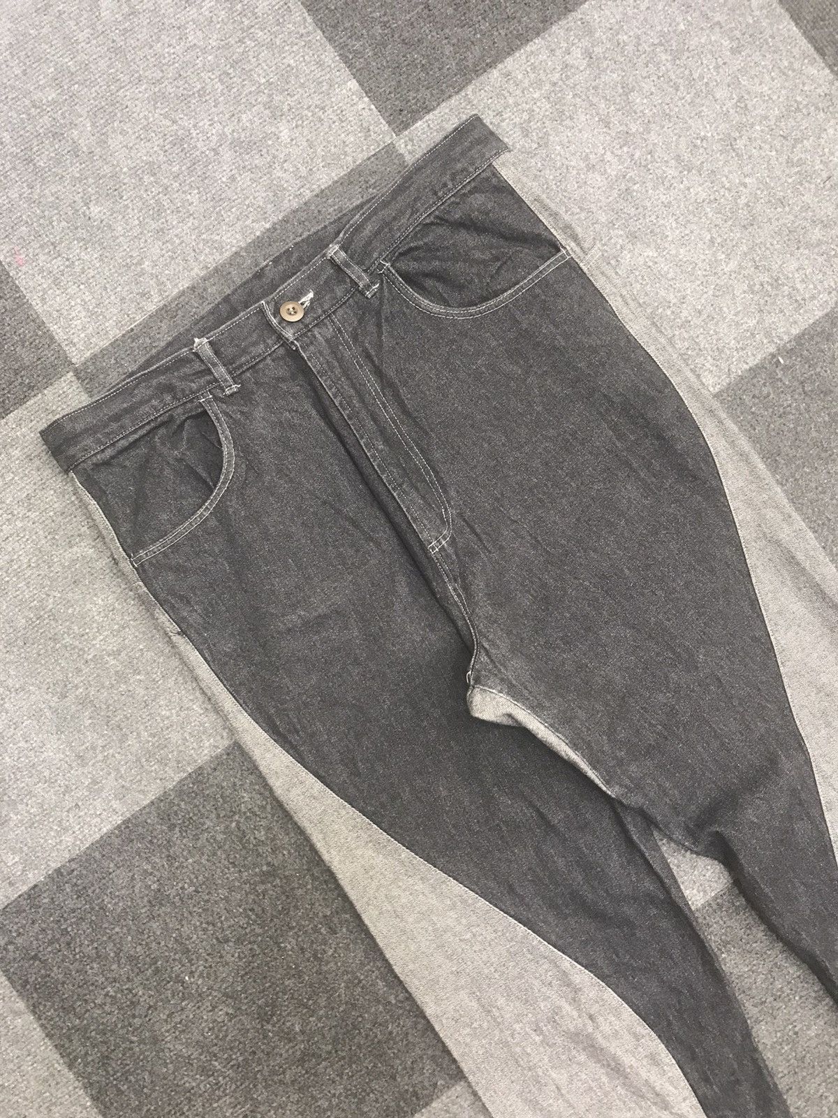 Other Unbrand Spiral Seam Dropped Crotch Tapered Pant Japan Made Size US 31 - 2 Thumbnail