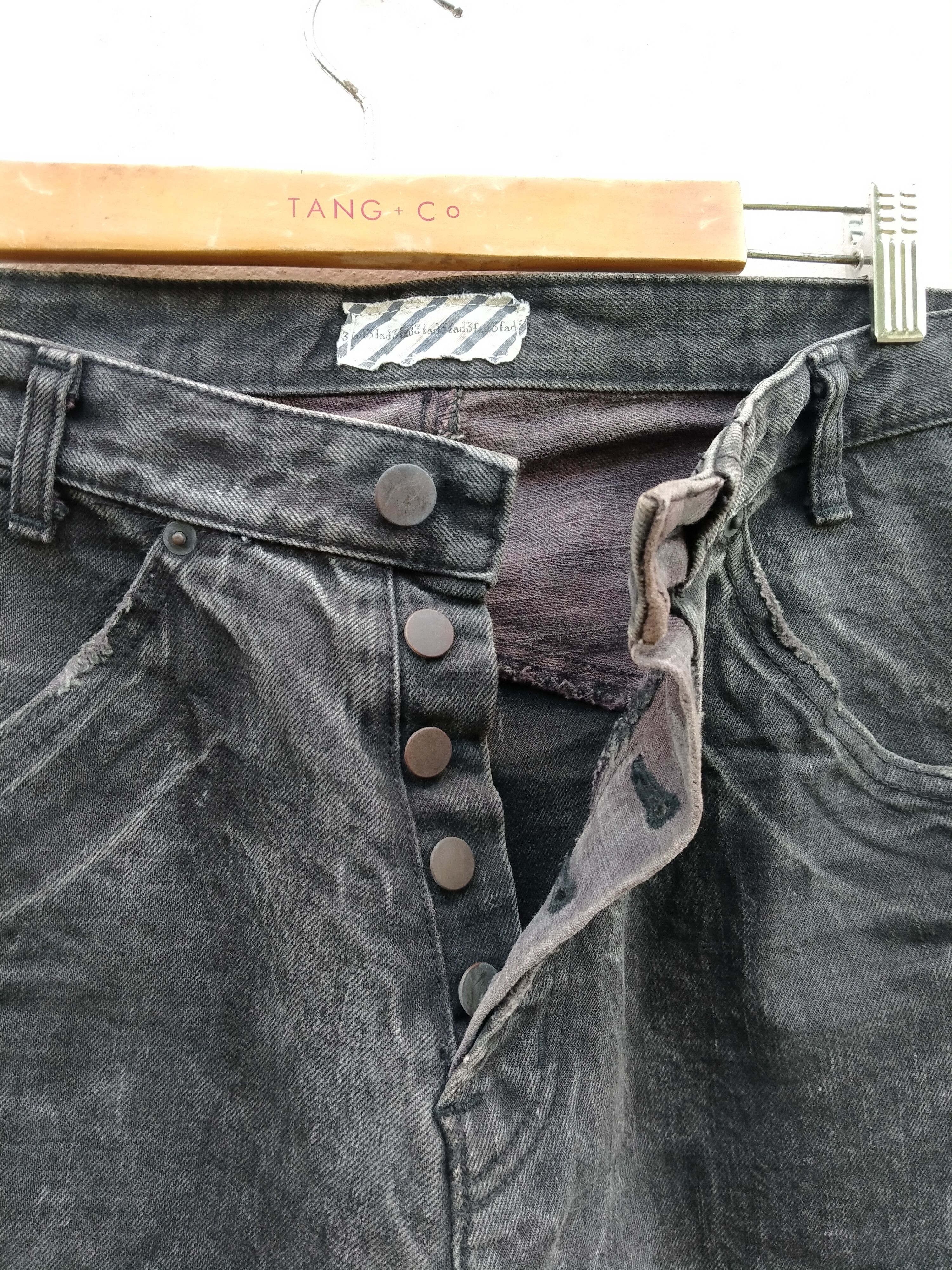Beauty Beast Japanese Brand 3Fad Distressed Denim Jeans Size US 31 - 4 Thumbnail