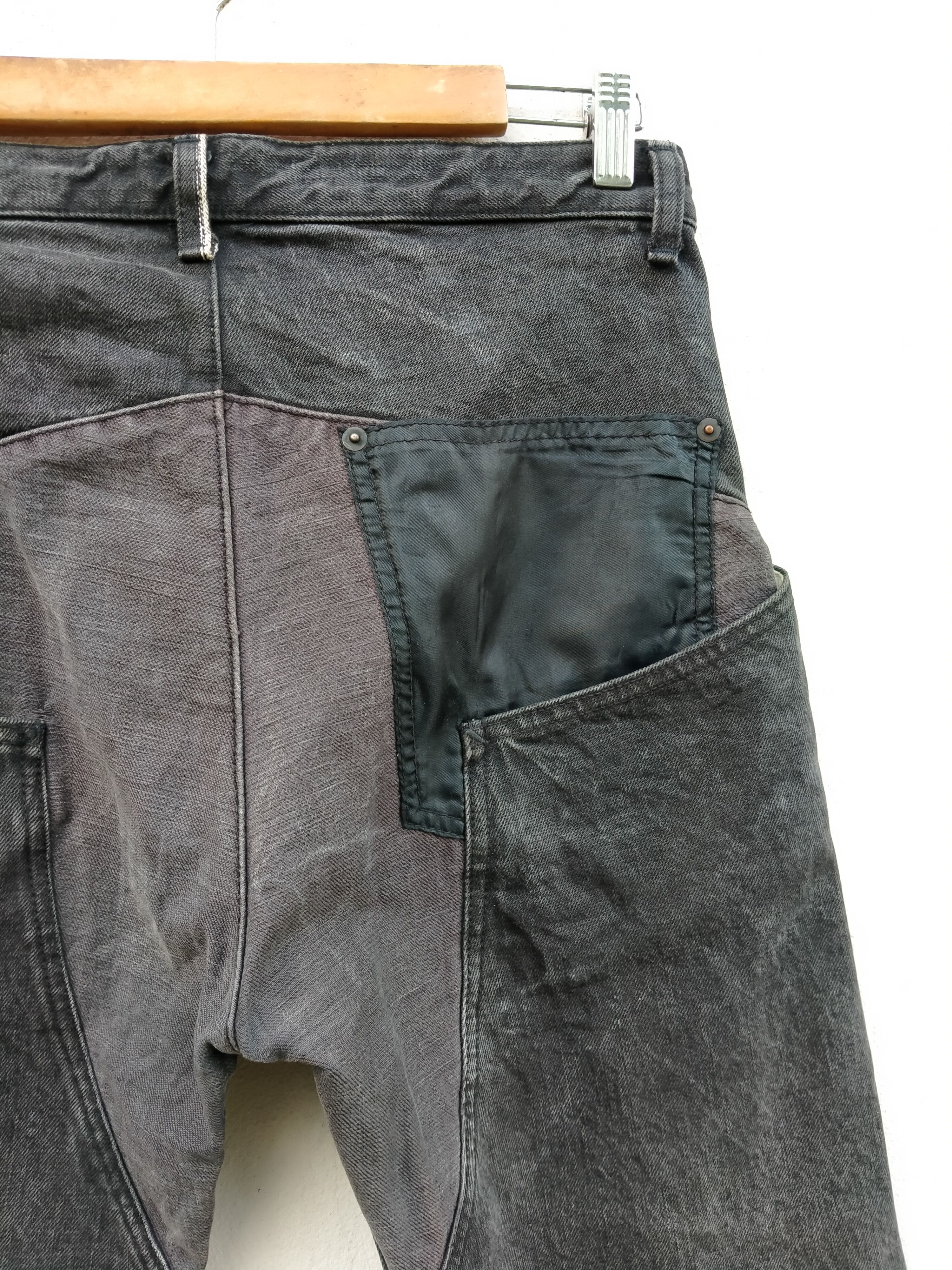 Beauty Beast Japanese Brand 3Fad Distressed Denim Jeans Size US 31 - 17 Thumbnail