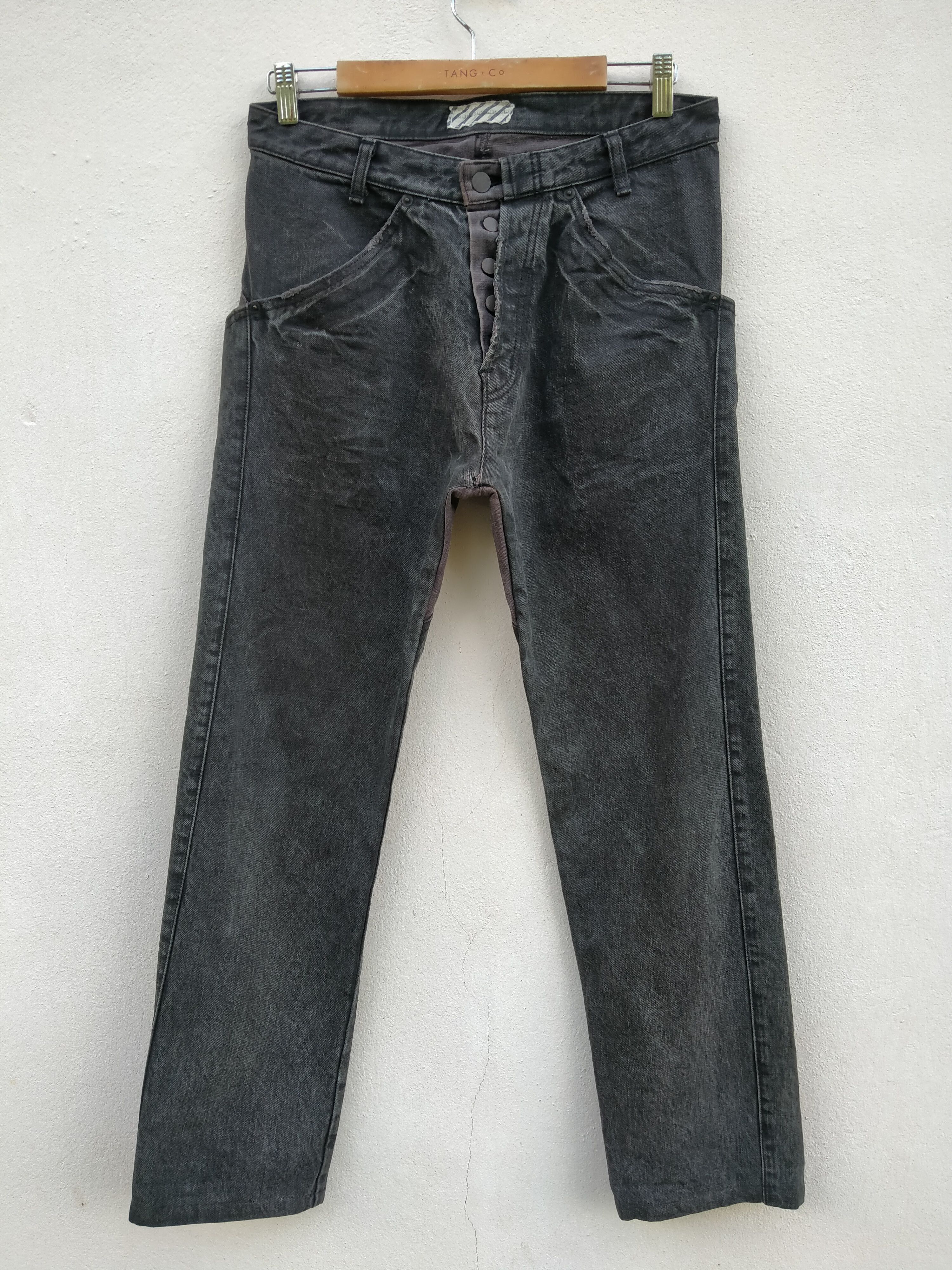 Beauty Beast Japanese Brand 3Fad Distressed Denim Jeans Size US 31 - 1 Thumbnail