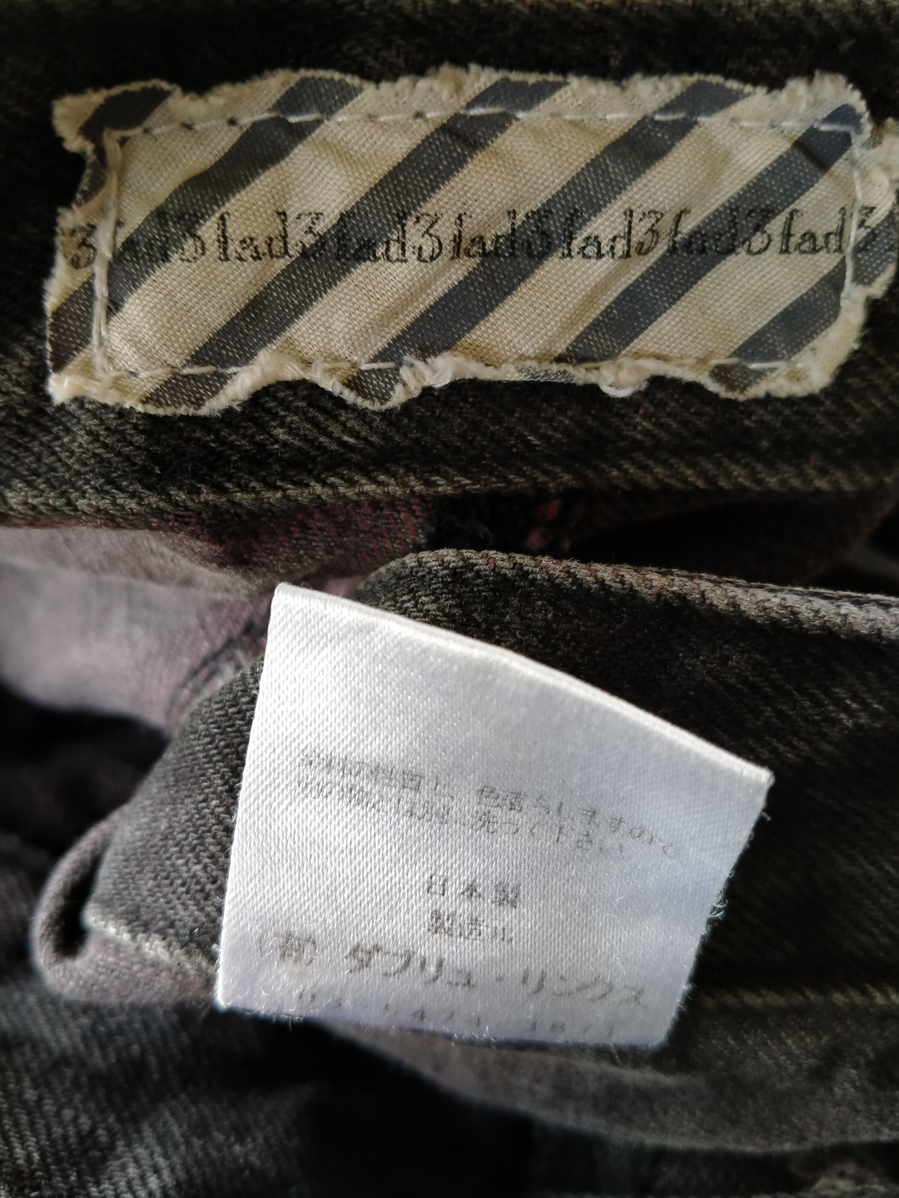 Beauty Beast Japanese Brand 3Fad Distressed Denim Jeans Size US 31 - 21 Thumbnail