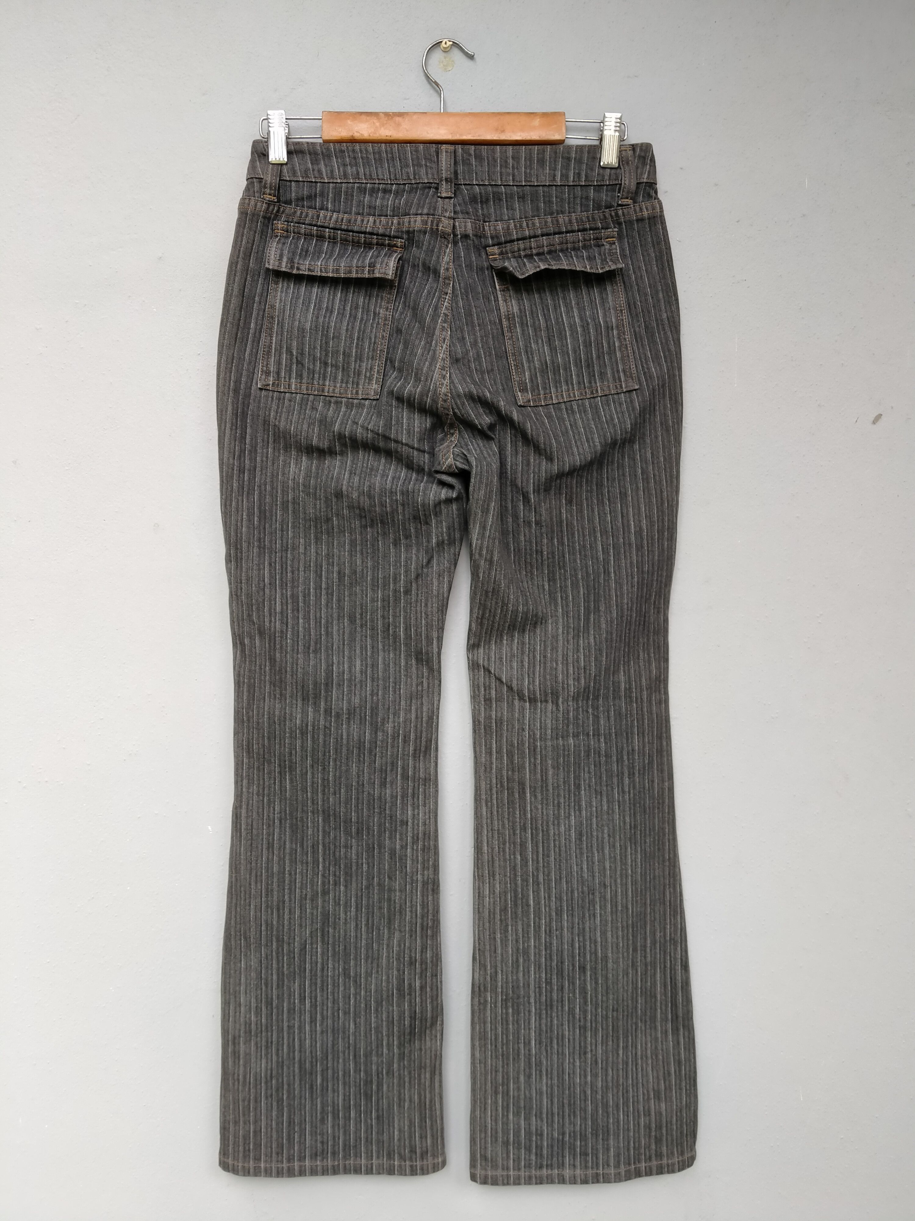 Japanese Brand Japanese Brand RuJeans Stripe Bootcut Jeans Size US 30 / EU 46 - 3 Thumbnail