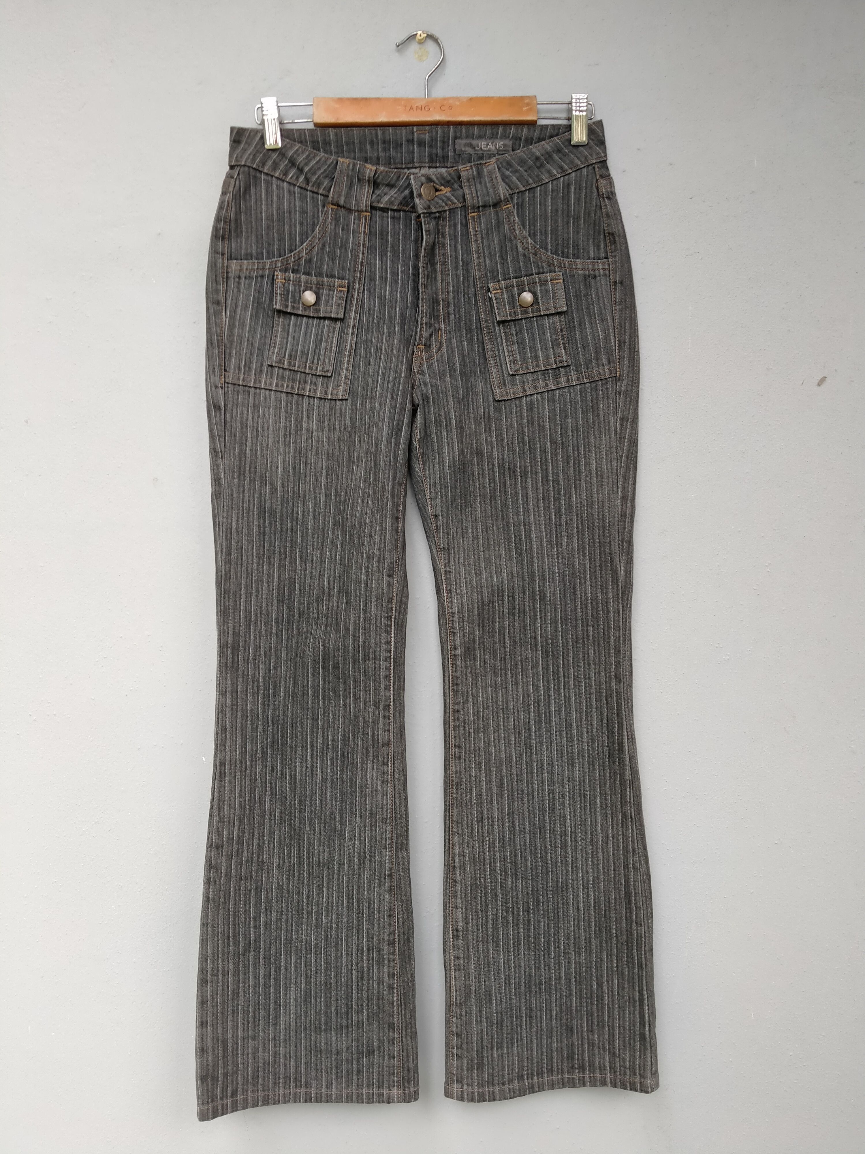 Japanese Brand × Over The Stripes × Vintage Japanese Brand RuJeans  