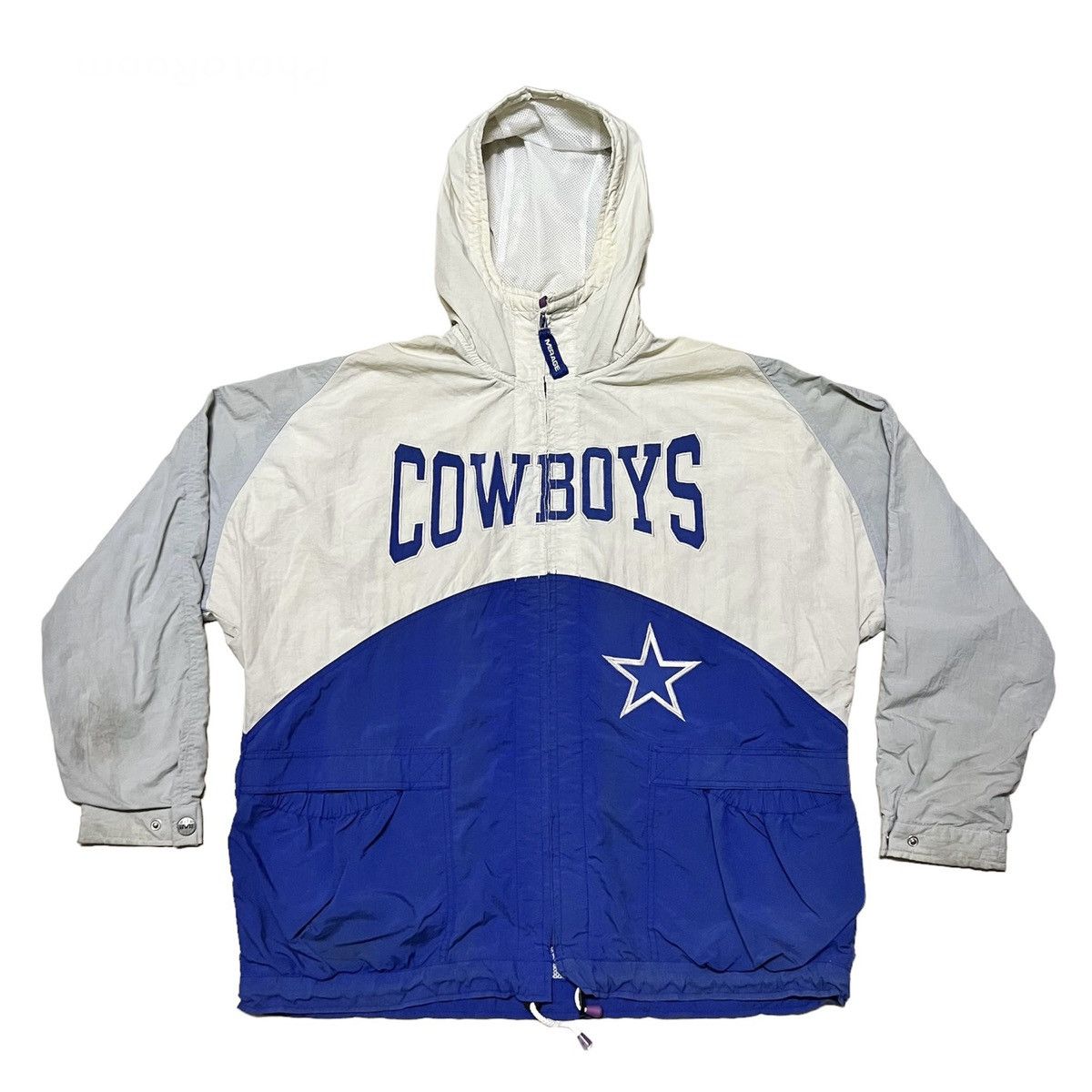 NFL × Sports Specialties × Vintage Vintage Dallas Cowboys NFL Big Logo Jacket Size US L / EU 52-54 / 3 - 2 Thumbnail