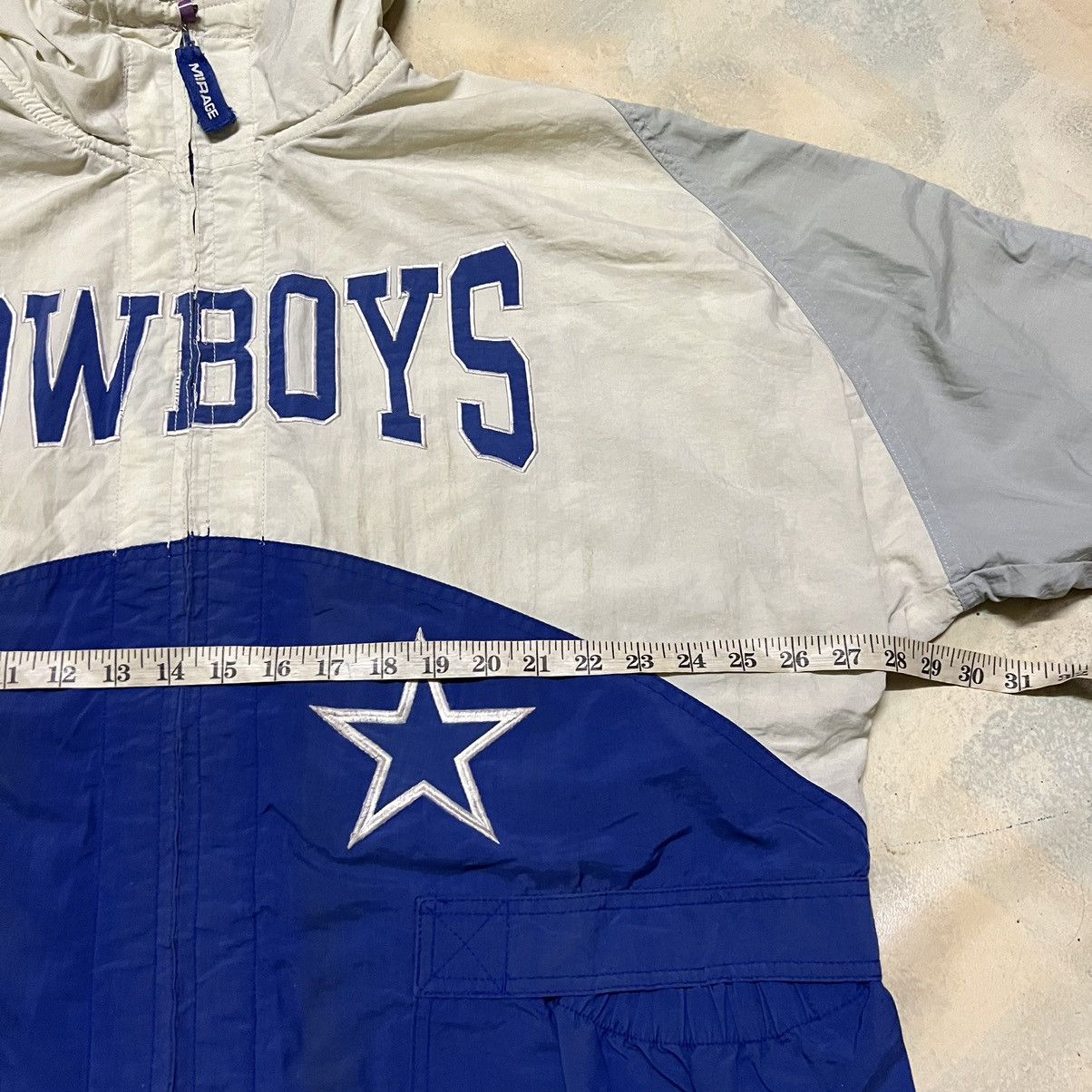 NFL × Sports Specialties × Vintage Vintage Dallas Cowboys NFL Big Logo Jacket Size US L / EU 52-54 / 3 - 13 Thumbnail