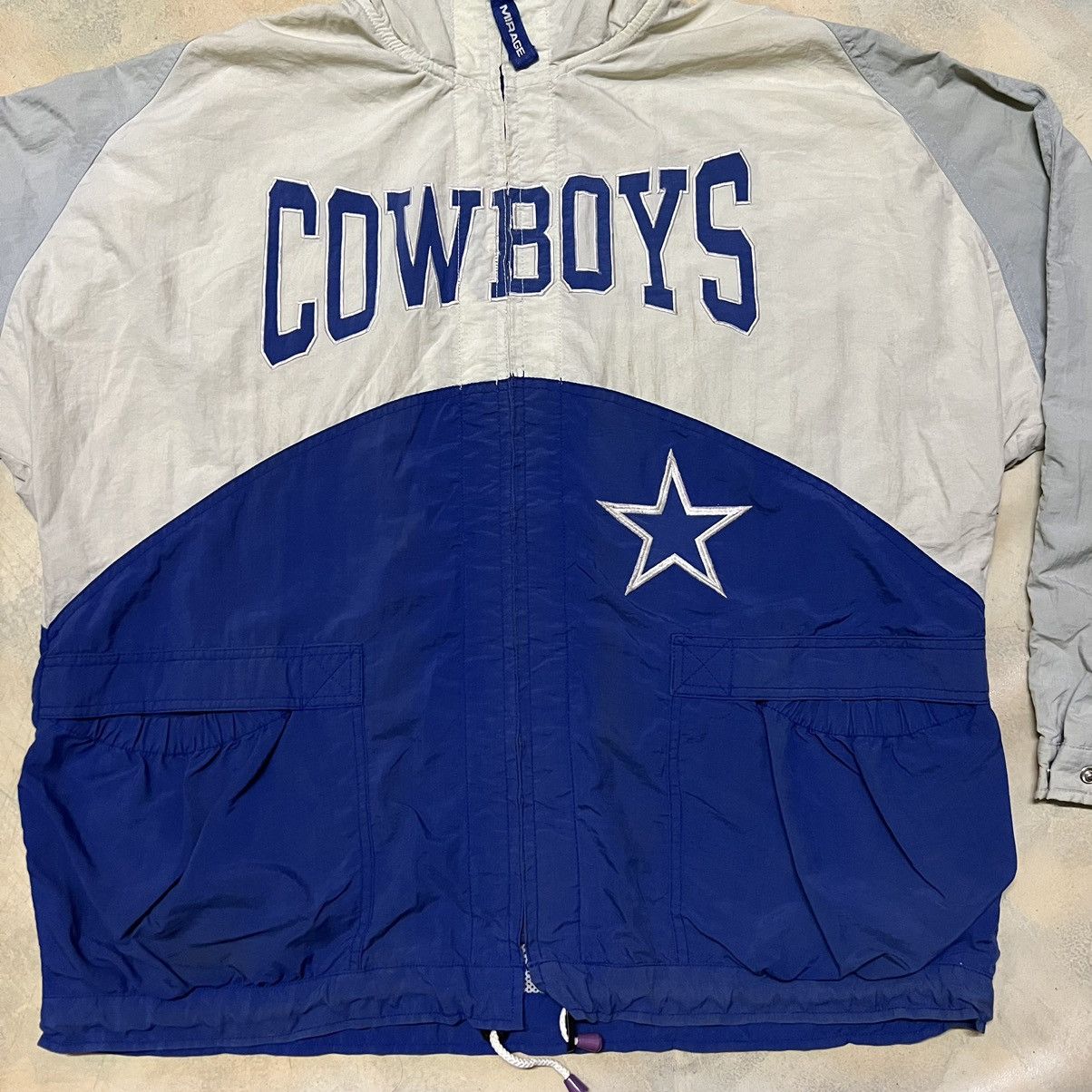 NFL × Sports Specialties × Vintage Vintage Dallas Cowboys NFL Big Logo Jacket Size US L / EU 52-54 / 3 - 4 Thumbnail