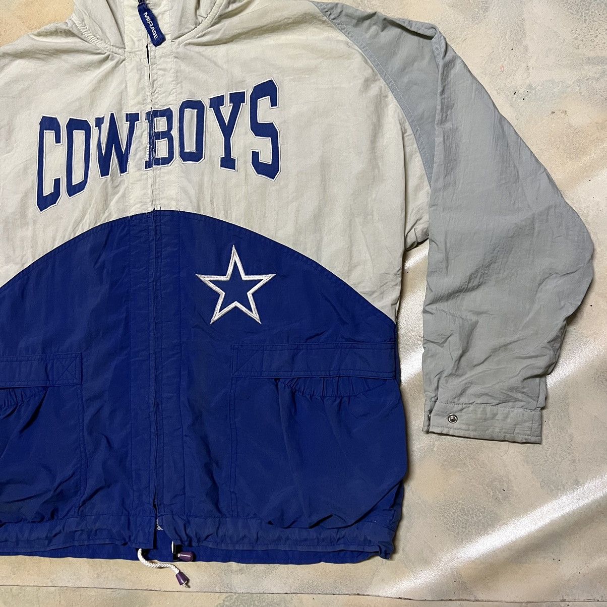 NFL × Sports Specialties × Vintage Vintage Dallas Cowboys NFL Big Logo Jacket Size US L / EU 52-54 / 3 - 3 Thumbnail