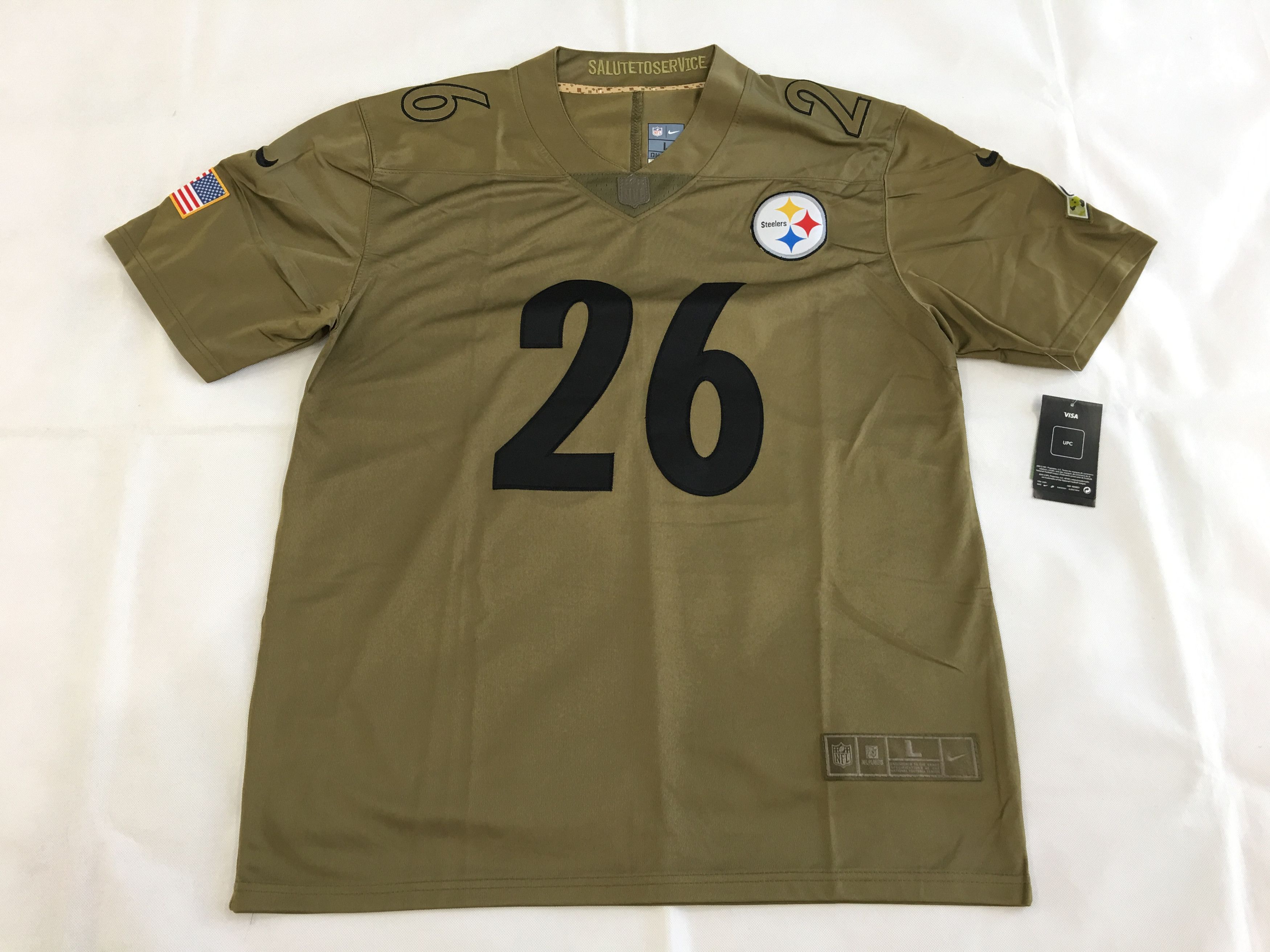 Le veon bell outlet salute to service jersey