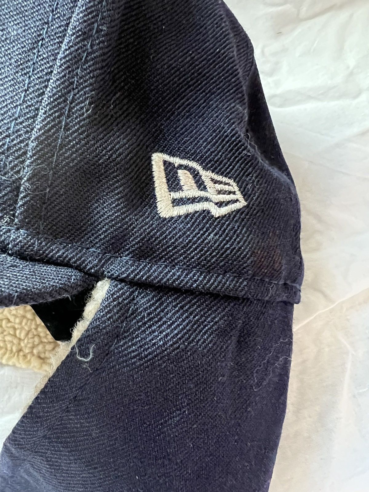 New Era × Yohji Yamamoto 🔥 Rare! Yohji Yamamoto x New Era Shearling Ear flap Cap Hat Size ONE SIZE - 4 Thumbnail