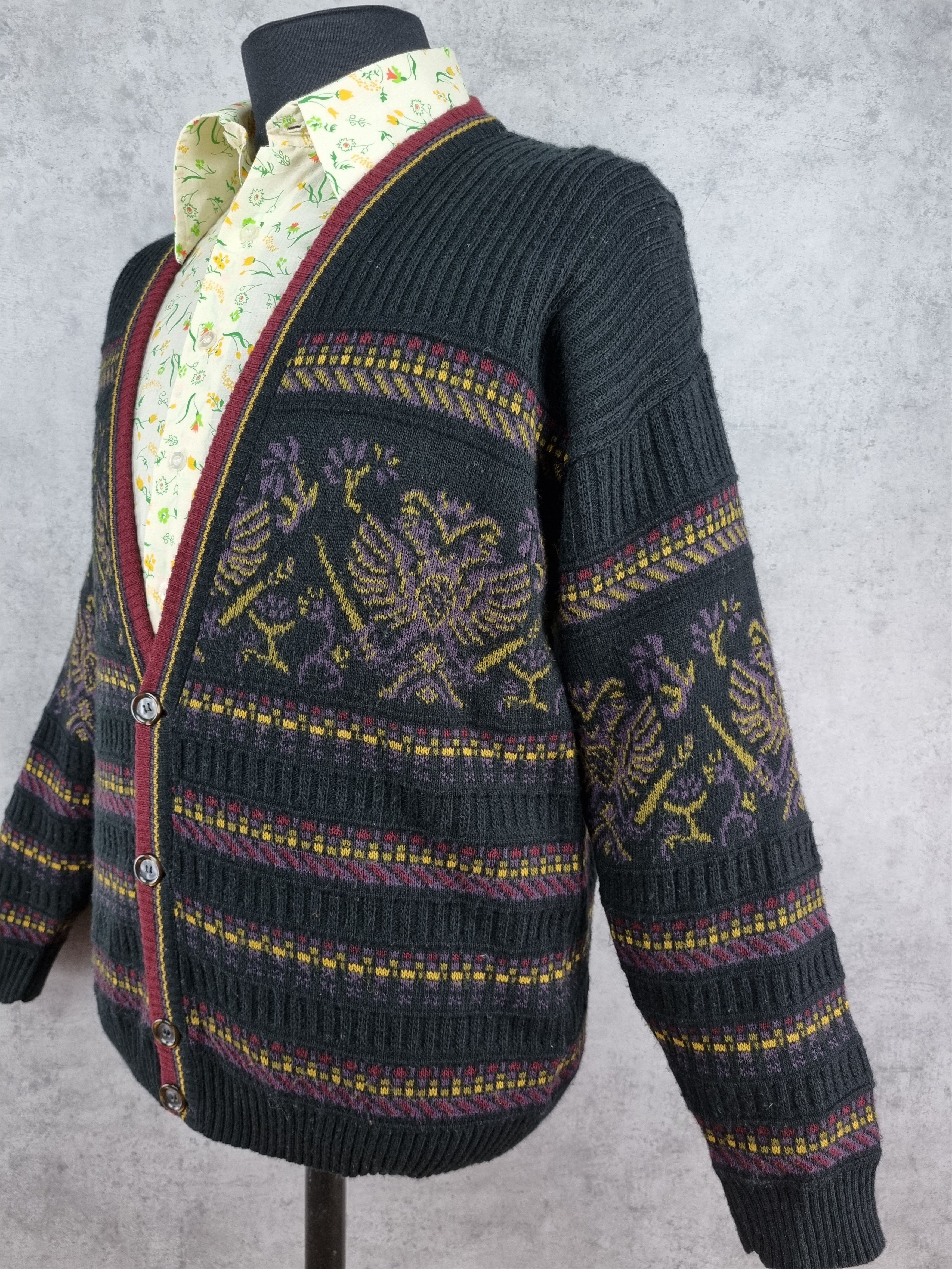 Other Unique Cardigan Native knitwear Vintage Piece Tyler style Size US L / EU 52-54 / 3 - 4 Thumbnail