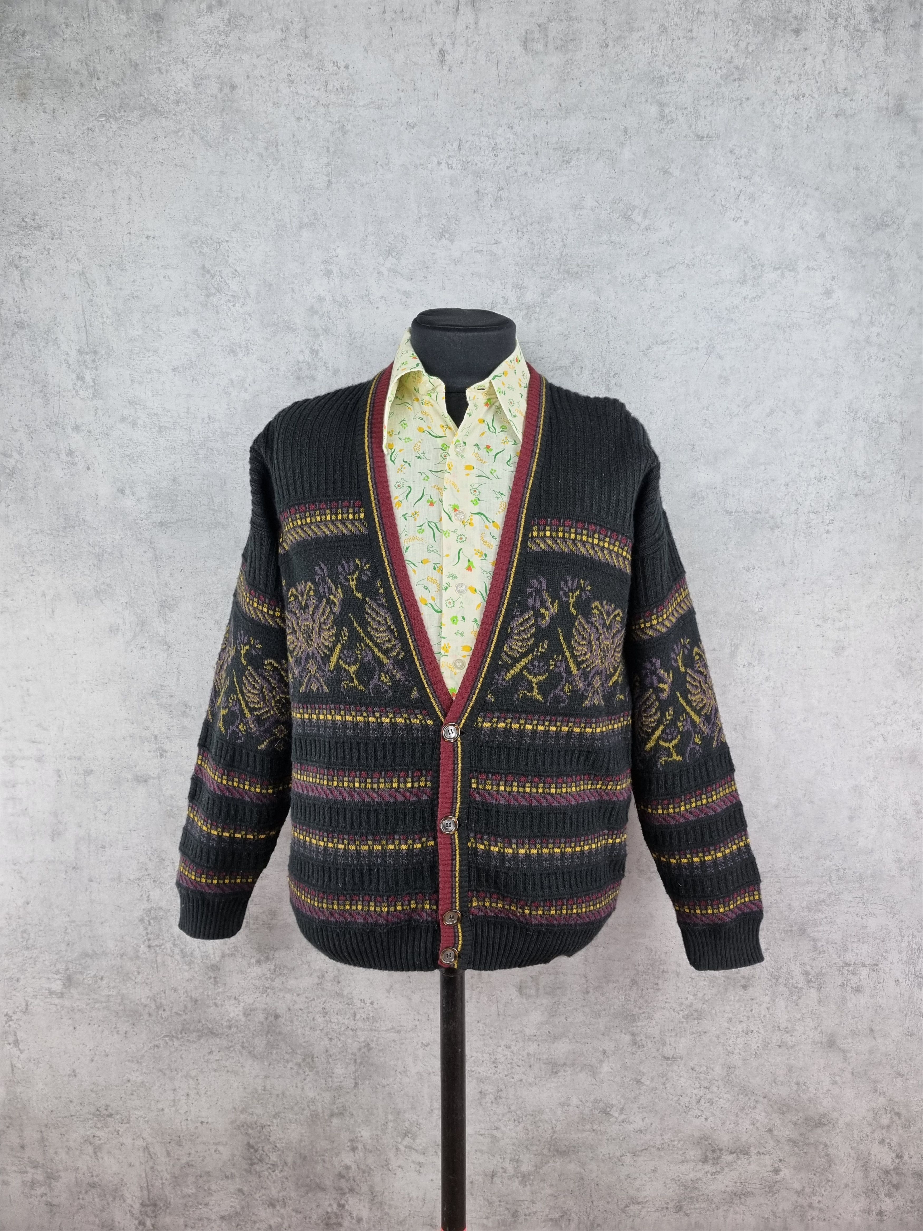 Other Unique Cardigan Native knitwear Vintage Piece Tyler style Size US L / EU 52-54 / 3 - 2 Thumbnail