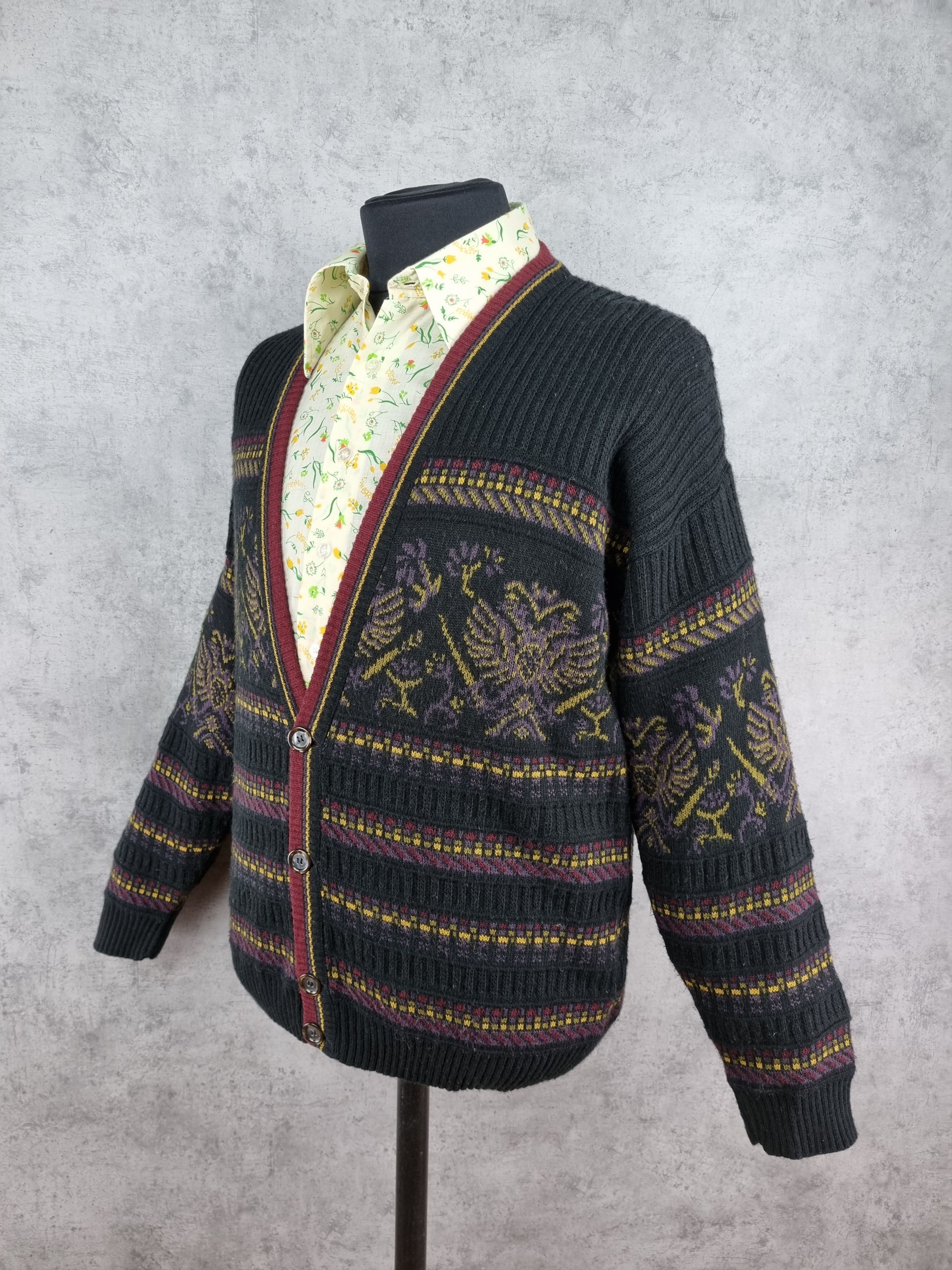 Other Unique Cardigan Native knitwear Vintage Piece Tyler style Size US L / EU 52-54 / 3 - 16 Thumbnail