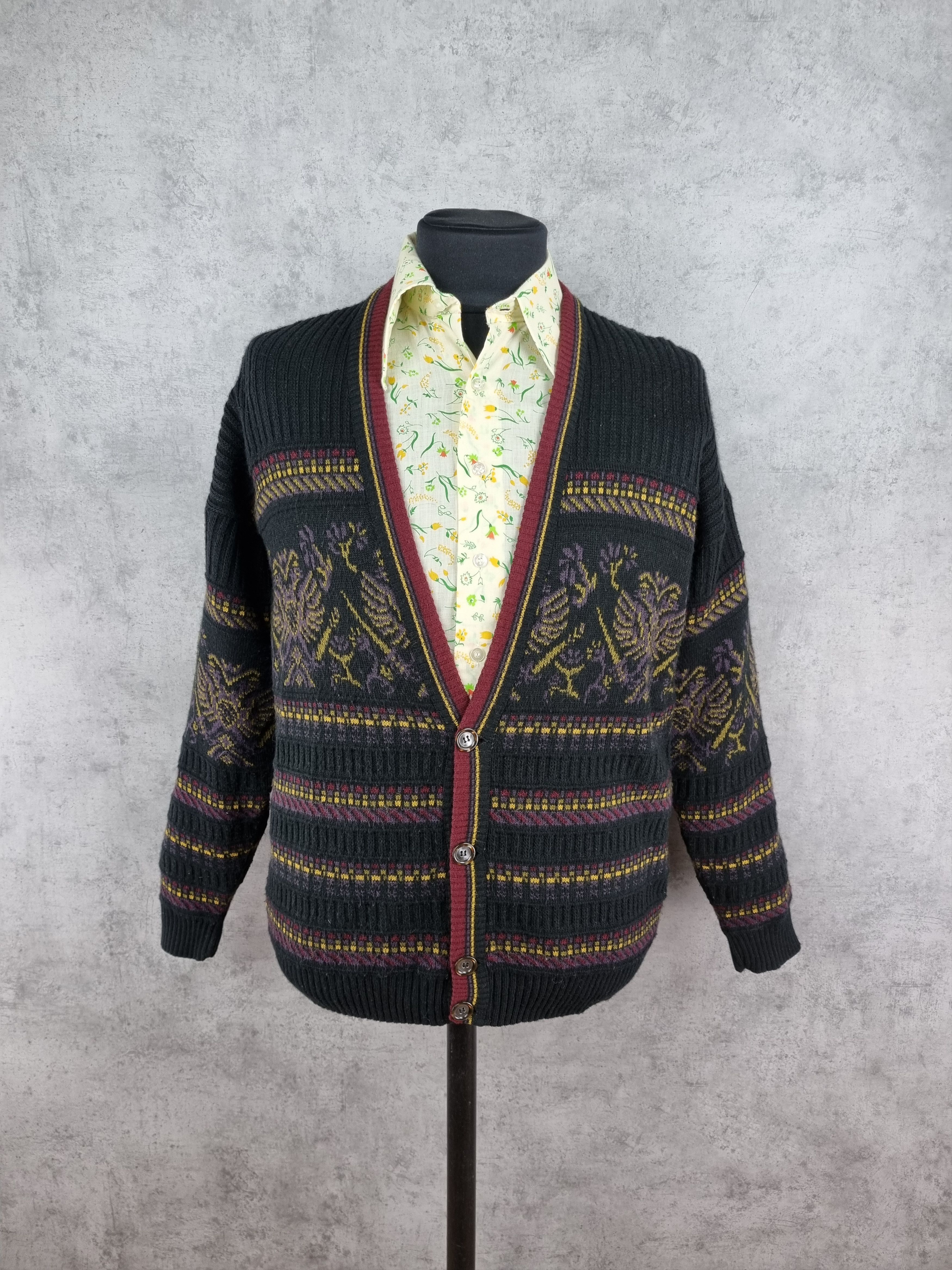 Other Unique Cardigan Native knitwear Vintage Piece Tyler style Size US L / EU 52-54 / 3 - 1 Thumbnail