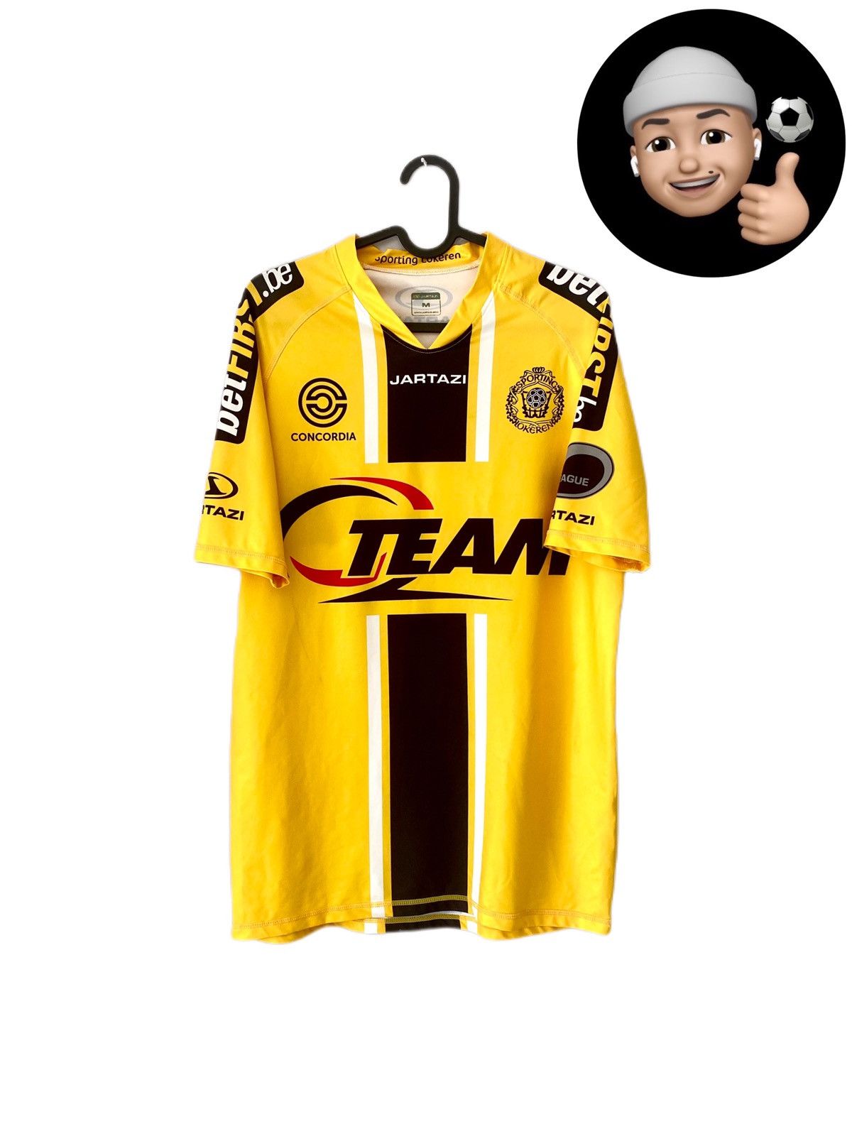 Vintage 2014 2015 Sporting Lokeren Belgium Jartazi Soccer Jersey Kit Size US M / EU 48-50 / 2 - 1 Thumbnail