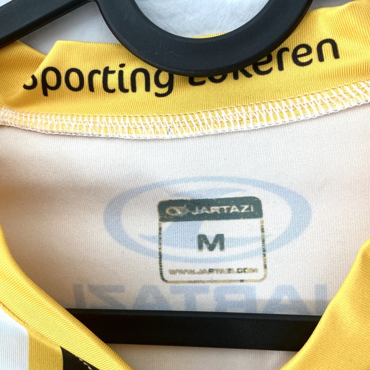 Vintage 2014 2015 Sporting Lokeren Belgium Jartazi Soccer Jersey Kit Size US M / EU 48-50 / 2 - 5 Thumbnail