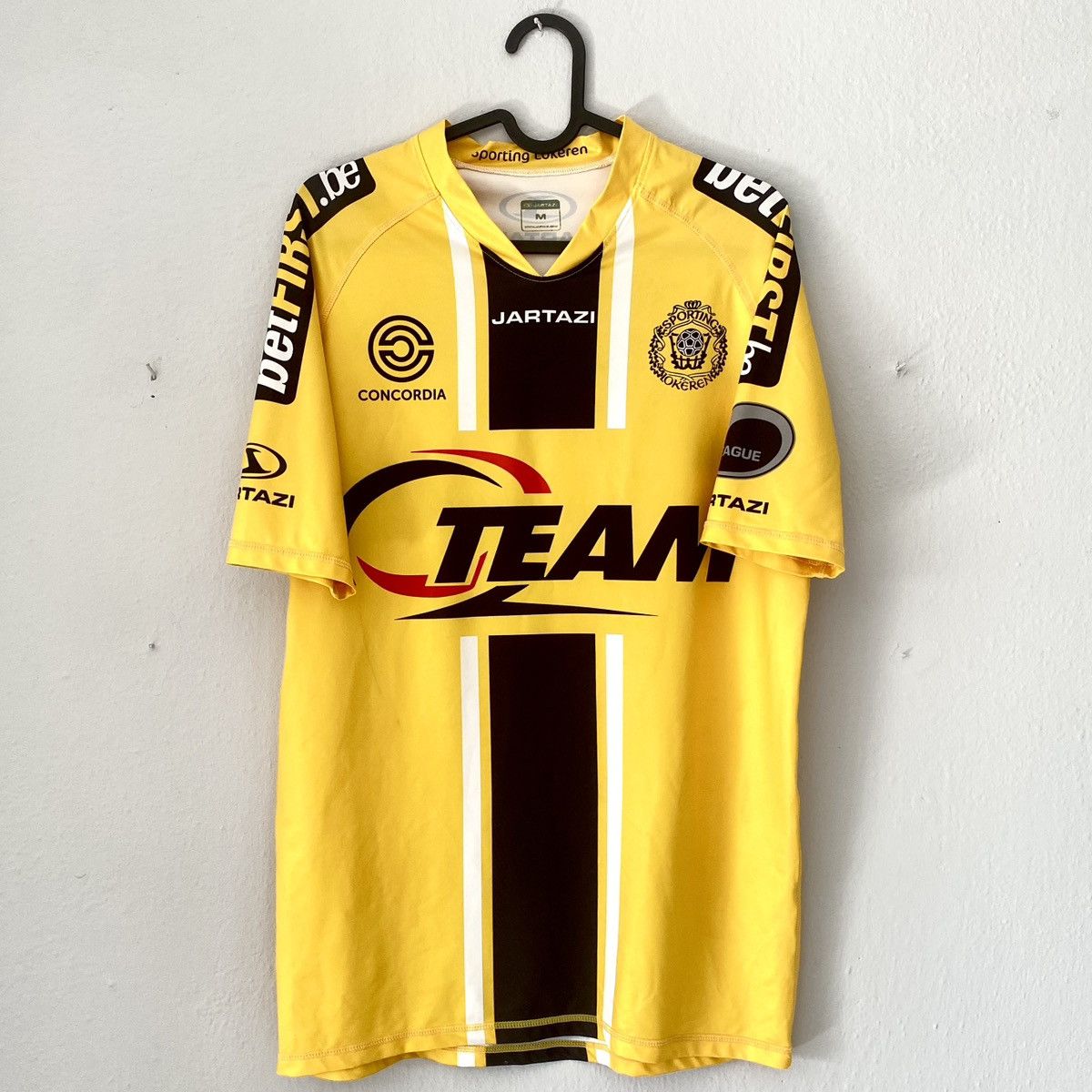 Vintage 2014 2015 Sporting Lokeren Belgium Jartazi Soccer Jersey Kit Size US M / EU 48-50 / 2 - 2 Thumbnail