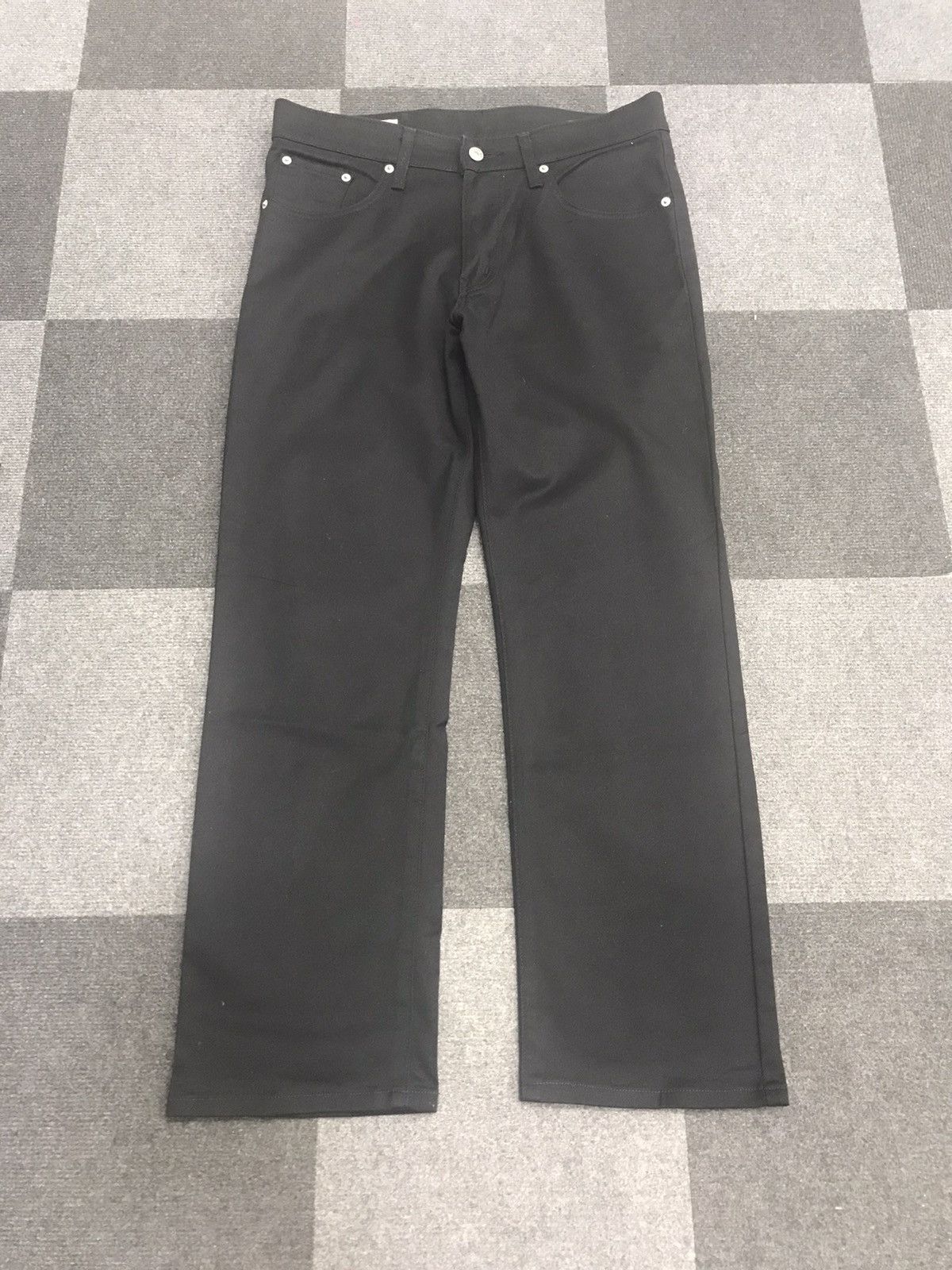 Edwin × Japanese Brand Edwin 503 Stretchable Regular SuperblackJeans Size US 34 / EU 50 - 1 Thumbnail