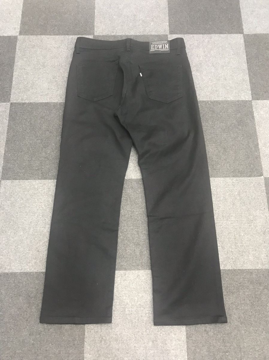 Edwin × Japanese Brand Edwin 503 Stretchable Regular SuperblackJeans Size US 34 / EU 50 - 7 Thumbnail