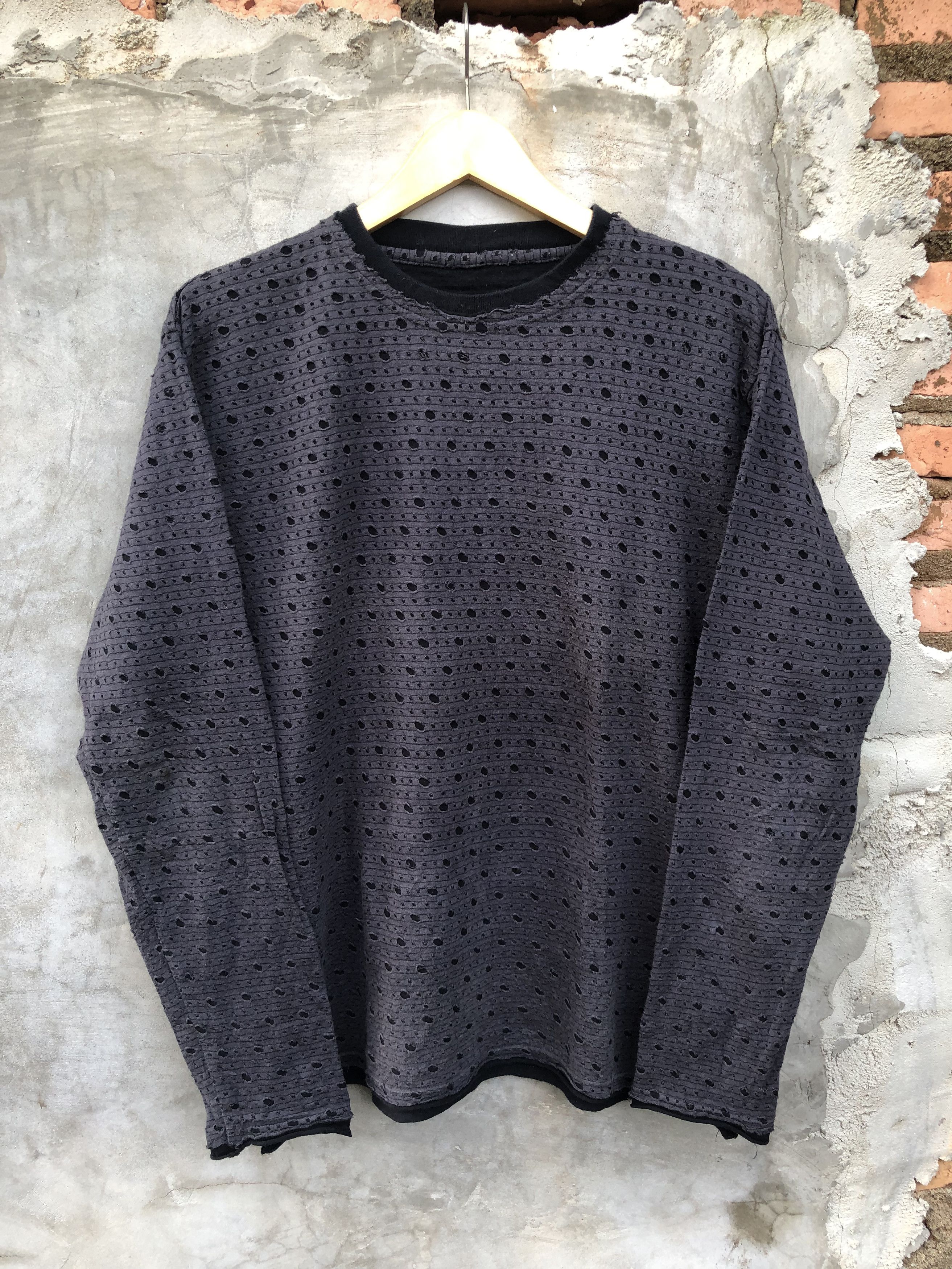 If Six Was Nine × Japanese Brand × Le Grande Bleu (L.G.B.) Y2k Japanese distressed long sleeve t-shirt Size US M / EU 48-50 / 2 - 1 Thumbnail