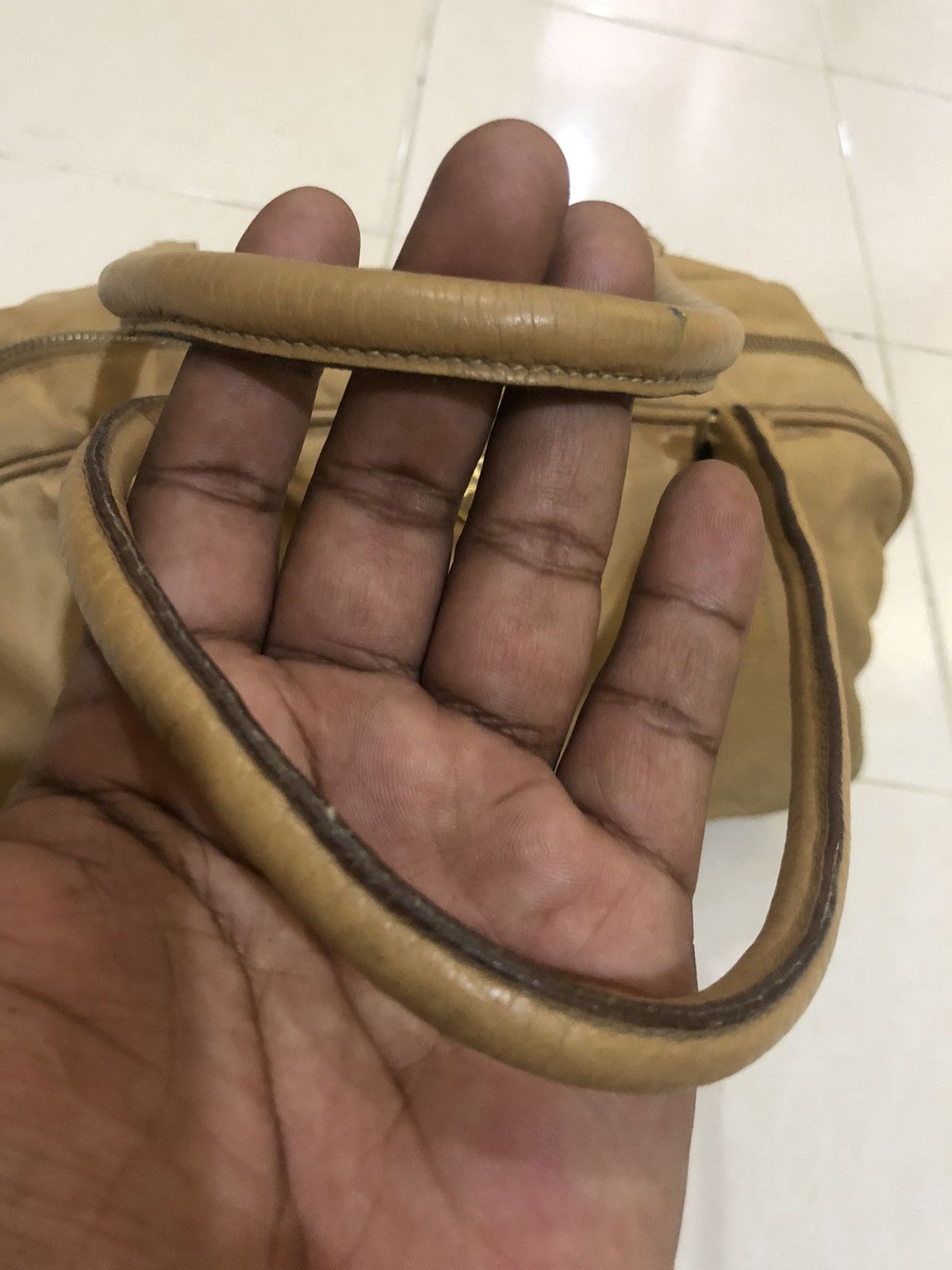 Prada VINTAGE PRADA TOTE BEG NYLON PLUS LEATHER MADE IN ITALY Size ONE SIZE - 9 Thumbnail