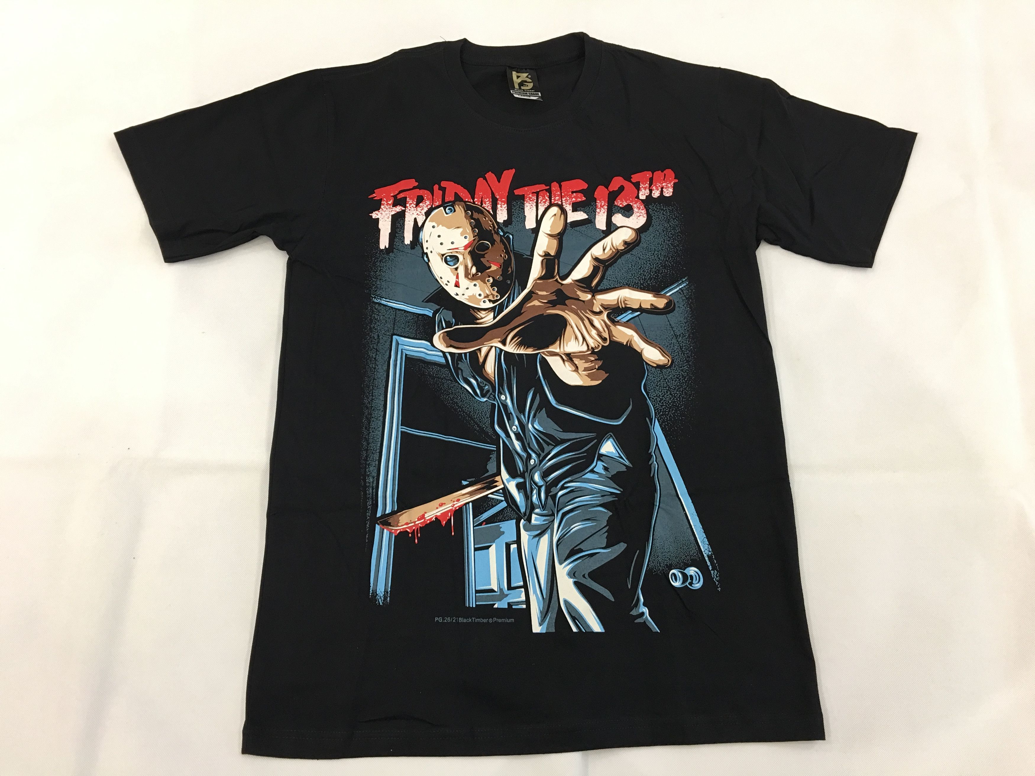 Other Friday 13th Jason Voorhees Graphic Tee Black Large Size US L / EU 52-54 / 3 - 1 Thumbnail