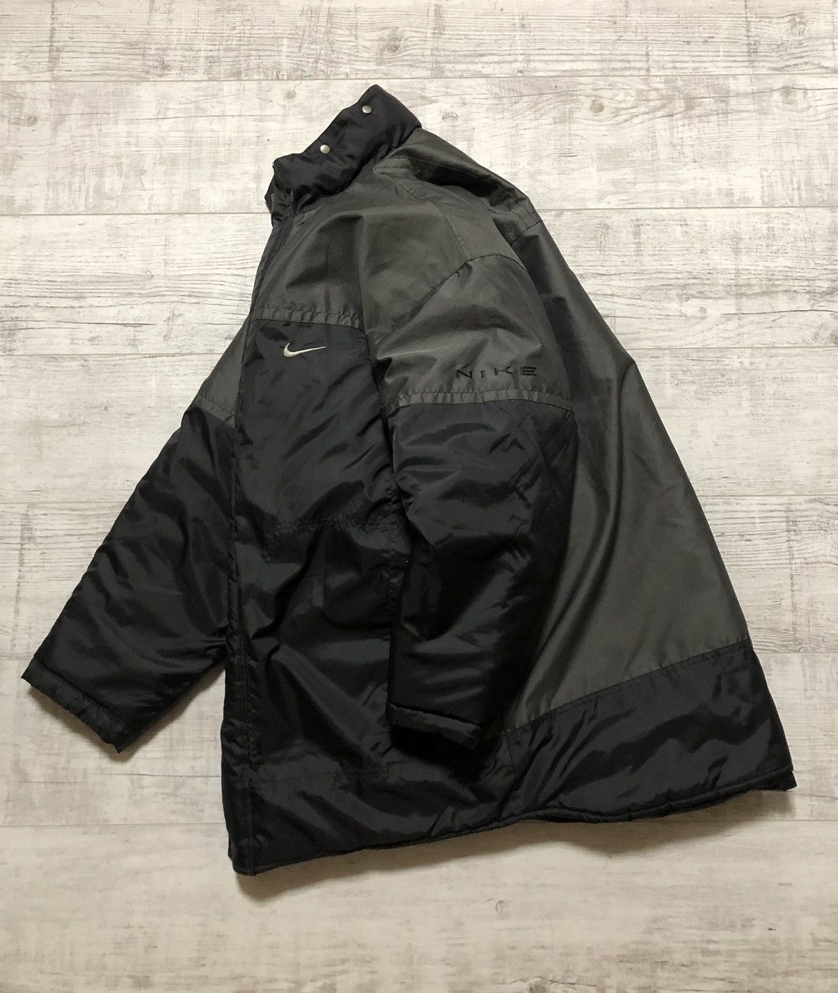 image of Y2K Nike Nylon Drill Light Puffer Jacket, Men's (Size XL)