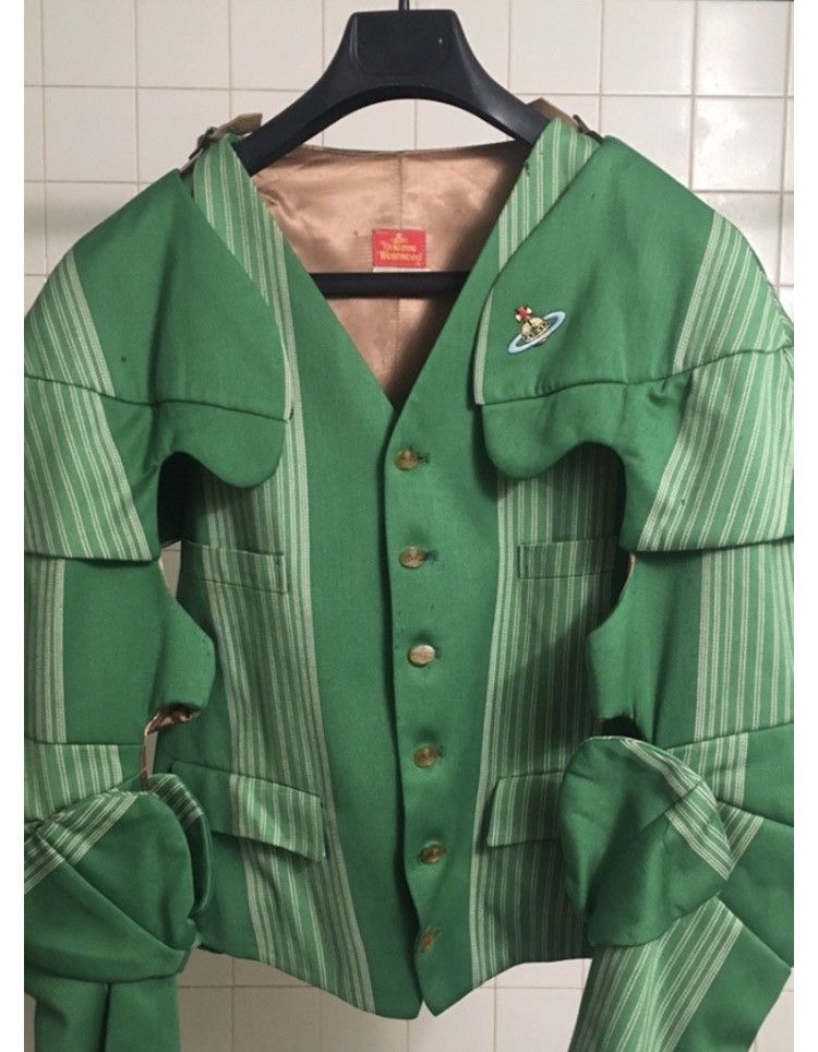 Vivienne Westwood RARE Fall 1988 Time Machine Armour Jacket Size US L / EU 52-54 / 3 - 1 Thumbnail