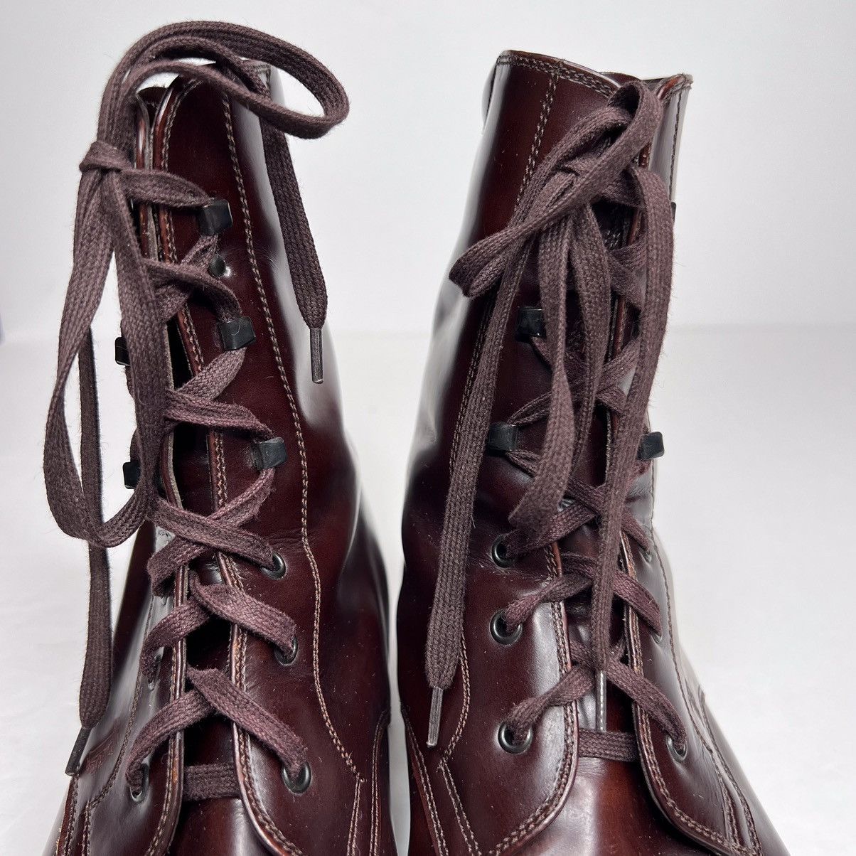 Tod's Tod’s Lace-Up Pebble Sole Boots • EU 40 • Dapper Victorian Size US 8 / EU 41 - 12 Thumbnail