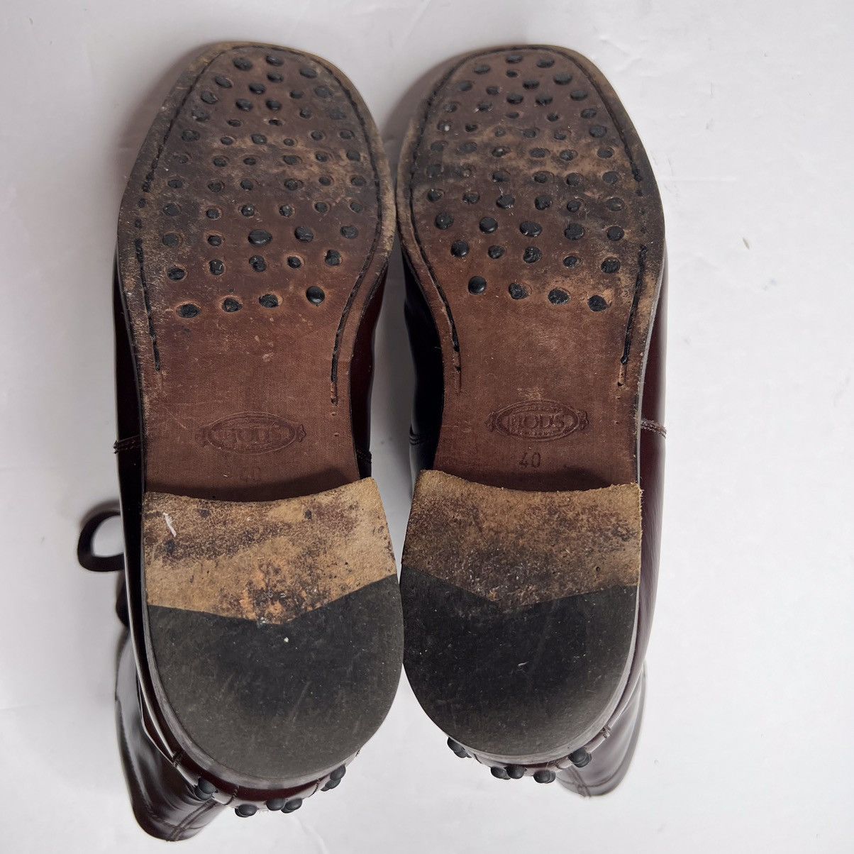 Tod's Tod’s Lace-Up Pebble Sole Boots • EU 40 • Dapper Victorian Size US 8 / EU 41 - 17 Thumbnail