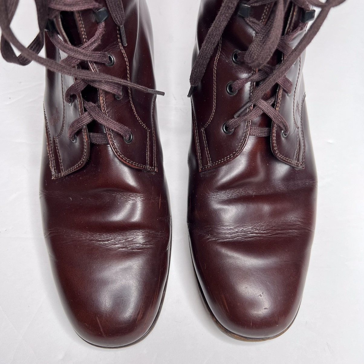 Tod's Tod’s Lace-Up Pebble Sole Boots • EU 40 • Dapper Victorian Size US 8 / EU 41 - 2 Thumbnail