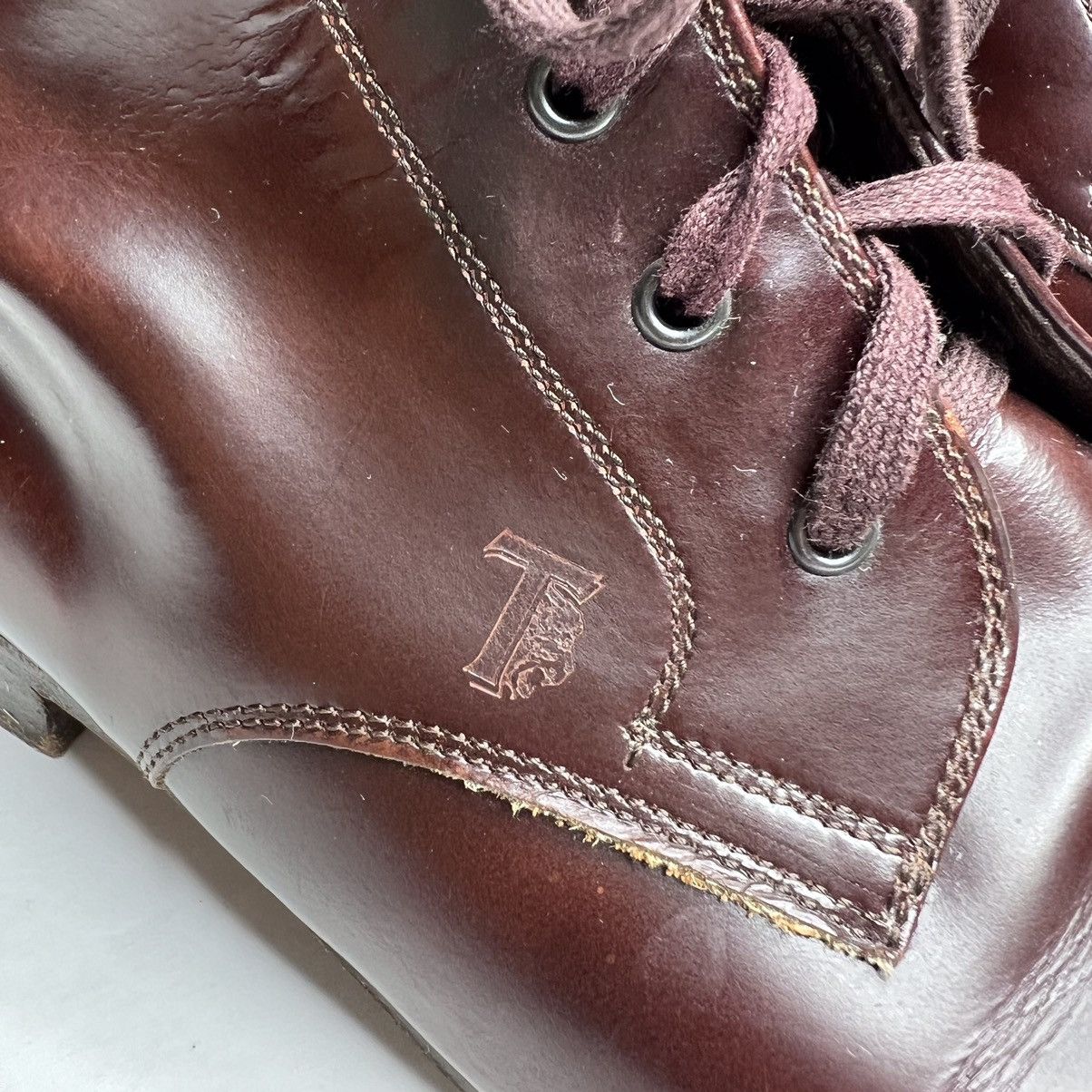 Tod's Tod’s Lace-Up Pebble Sole Boots • EU 40 • Dapper Victorian Size US 8 / EU 41 - 3 Thumbnail