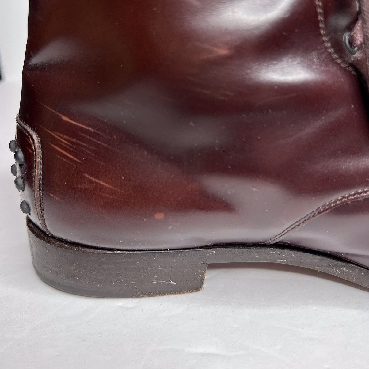 Tod's Tod’s Lace-Up Pebble Sole Boots • EU 40 • Dapper Victorian Size US 8 / EU 41 - 11 Thumbnail