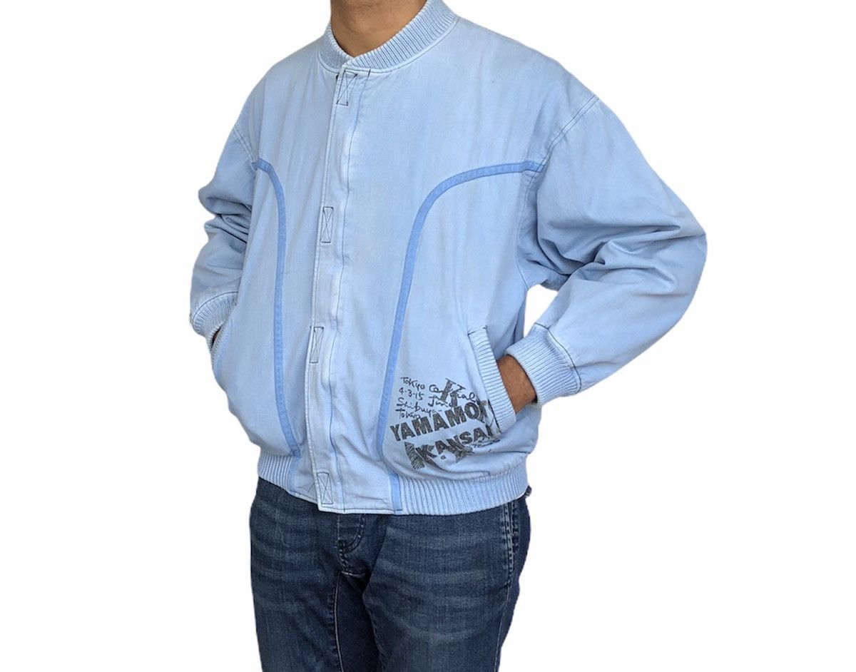 Kansai Yamamoto Archive Vintage 80s Kansai Yamamoto eyes bomber jacket Size US M / EU 48-50 / 2 - 4 Thumbnail