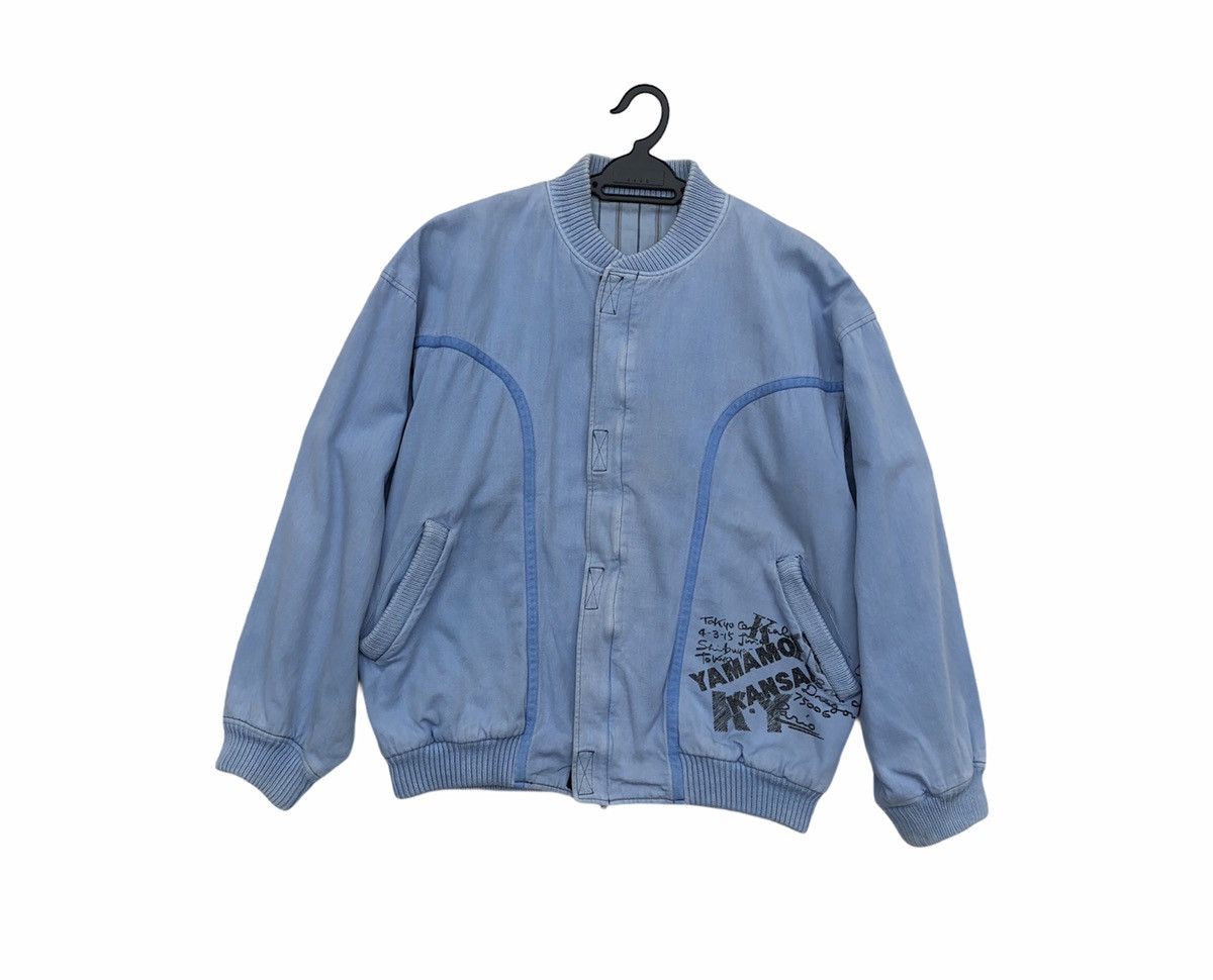 Kansai Yamamoto Archive Vintage 80s Kansai Yamamoto eyes bomber jacket Size US M / EU 48-50 / 2 - 8 Thumbnail