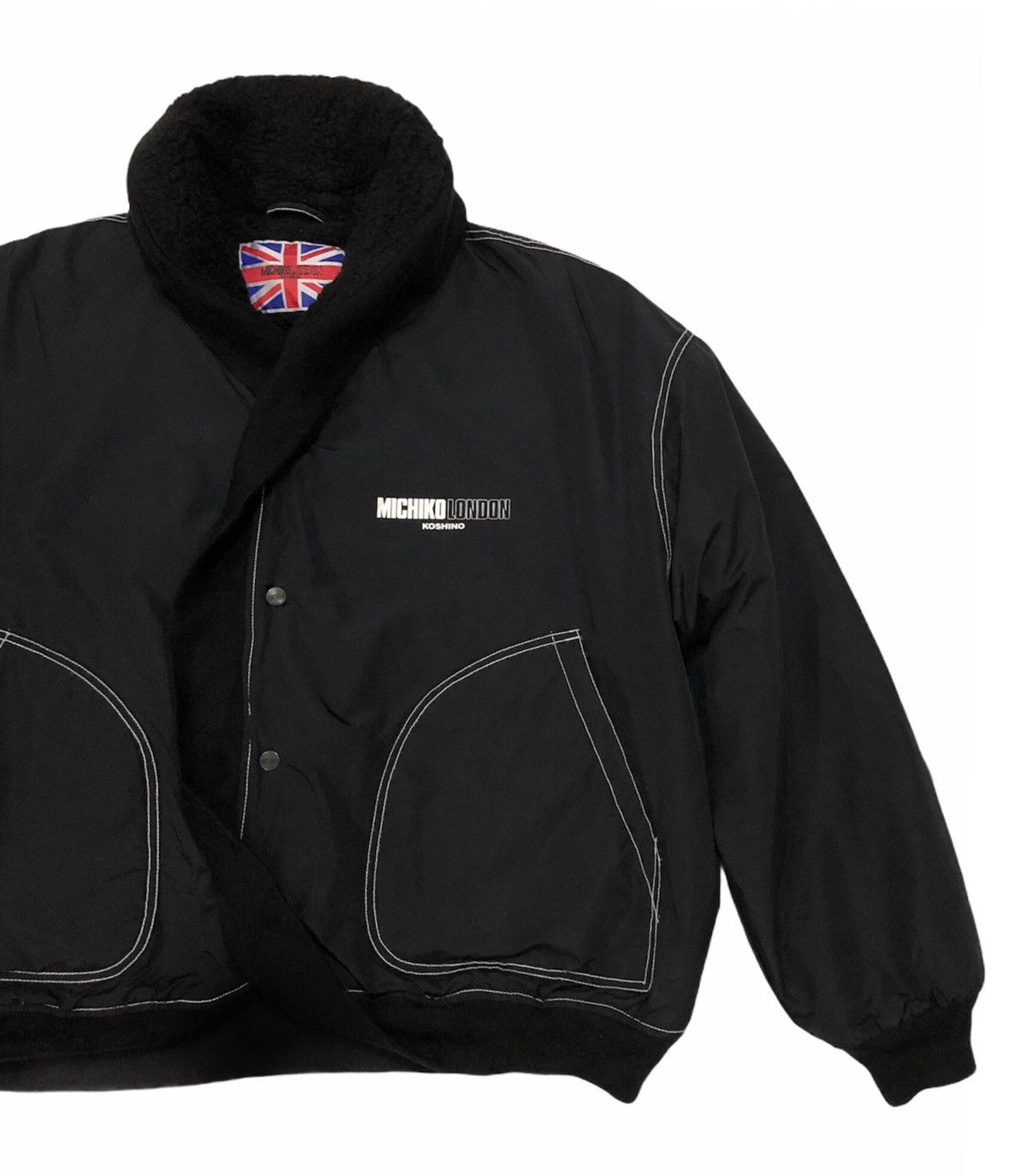 Michiko Koshino London 🔥Michiko London Koshino Fleece Lined PufferJacket Size US L / EU 52-54 / 3 - 3 Thumbnail