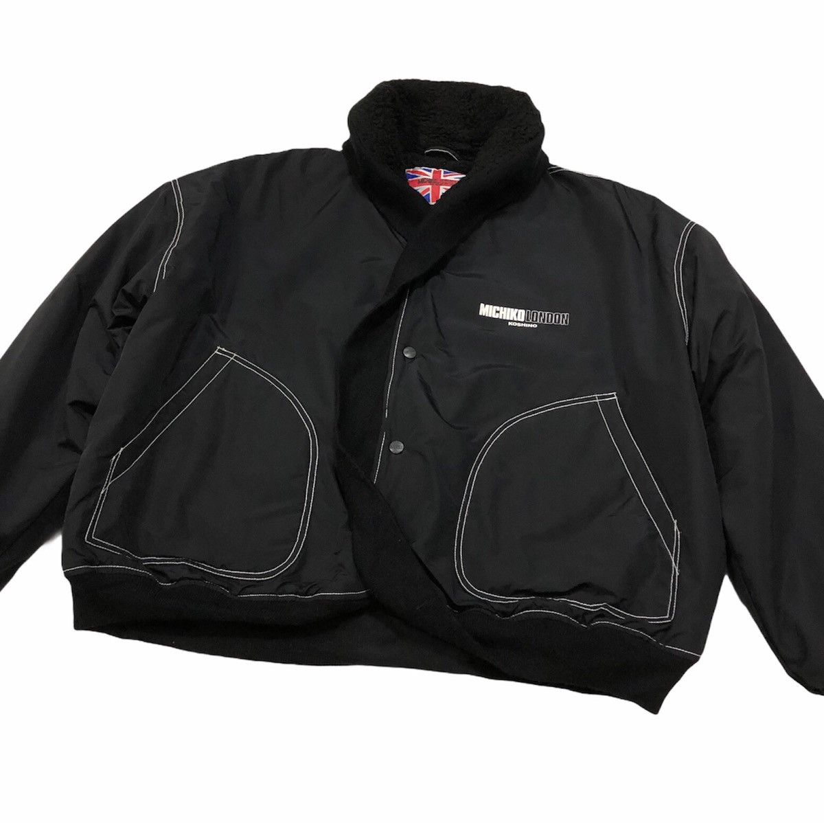 Michiko Koshino London 🔥Michiko London Koshino Fleece Lined PufferJacket Size US L / EU 52-54 / 3 - 2 Thumbnail