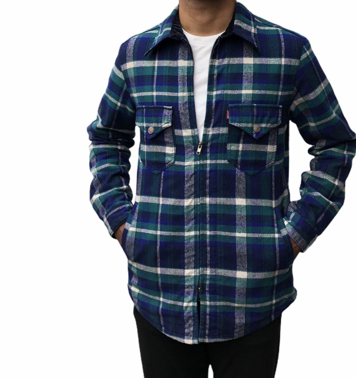 Levi's Levi's Jacket With Quilted Lined Size US L / EU 52-54 / 3 - 3 Thumbnail