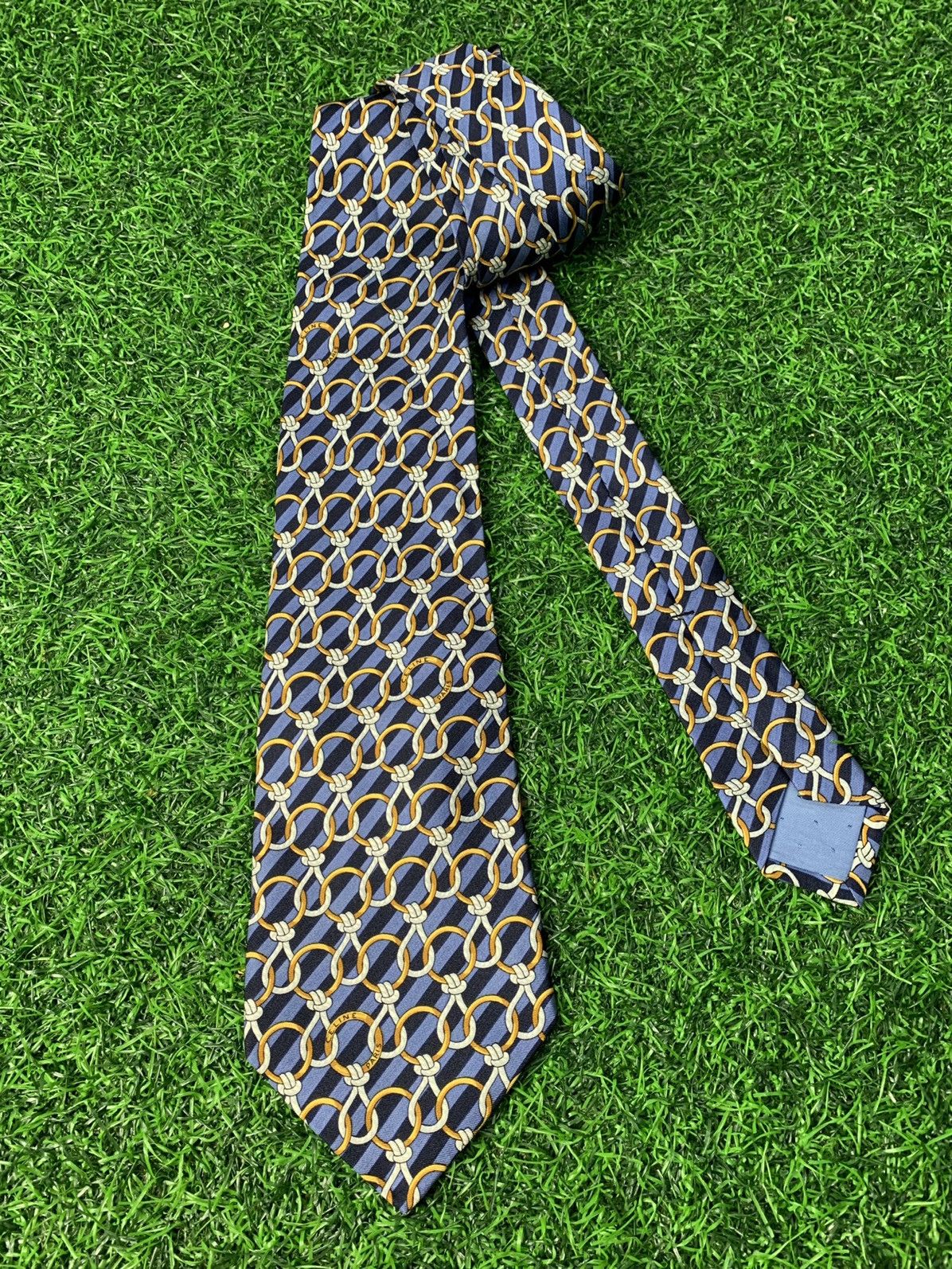 Celine Celine Paris Made in Spain Men's Neck Tie Size ONE SIZE - 2 Thumbnail