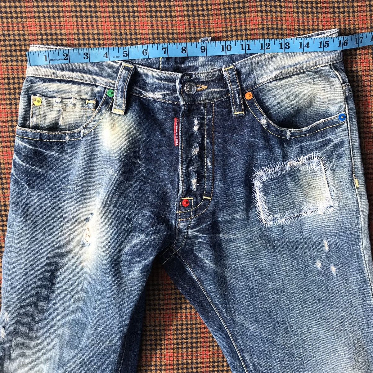 Dsquared2 🔥Distressed🔥Dsquared2 Distressed Denim Dsquared Jeans Size US 32 / EU 48 - 19 Thumbnail