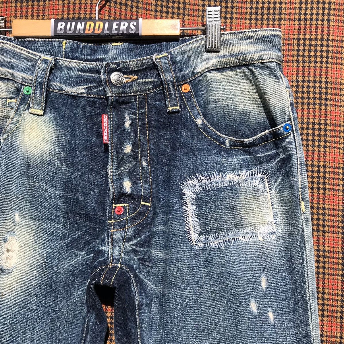 Dsquared2 🔥Distressed🔥Dsquared2 Distressed Denim Dsquared Jeans Size US 32 / EU 48 - 6 Thumbnail