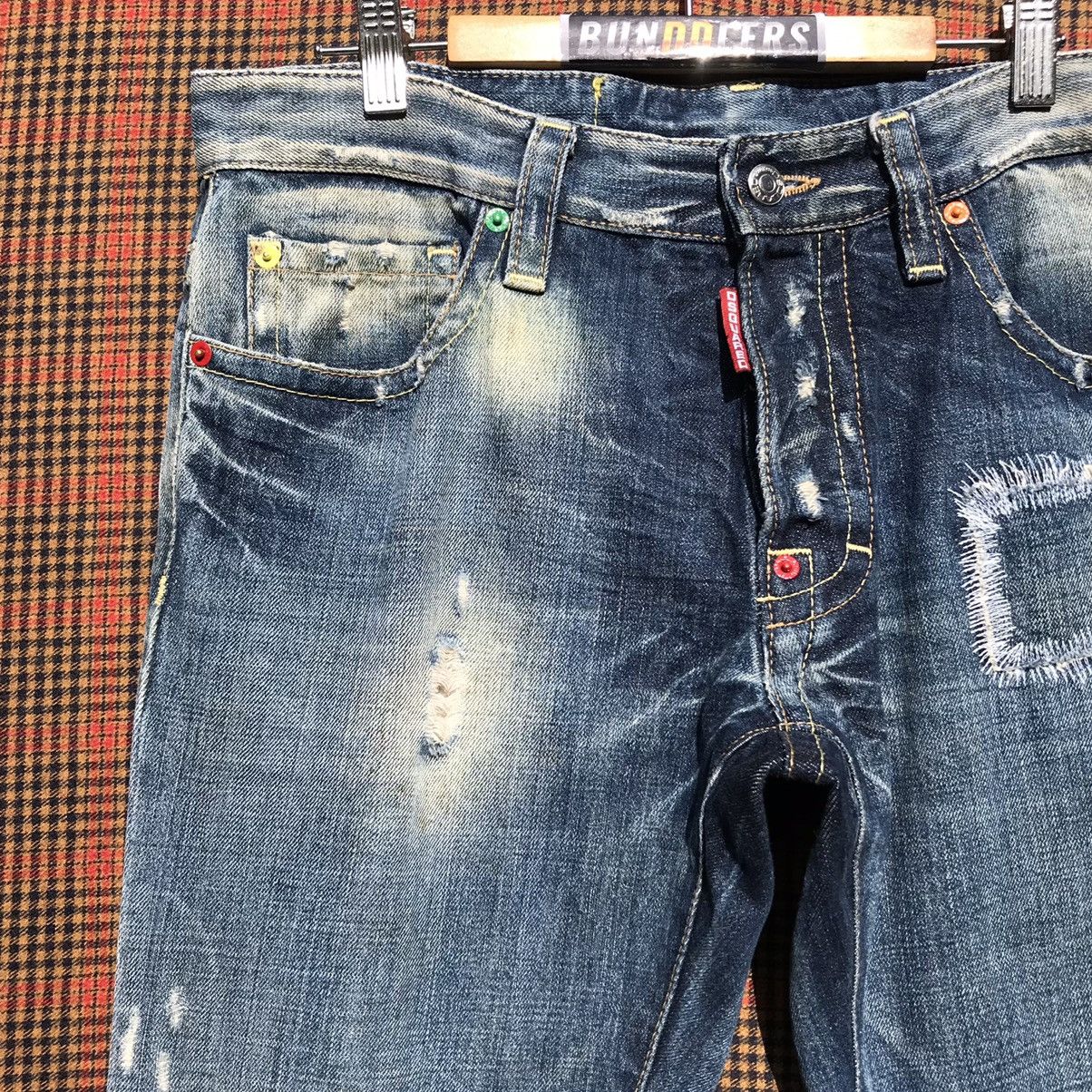 Dsquared2 🔥Distressed🔥Dsquared2 Distressed Denim Dsquared Jeans Size US 32 / EU 48 - 7 Thumbnail